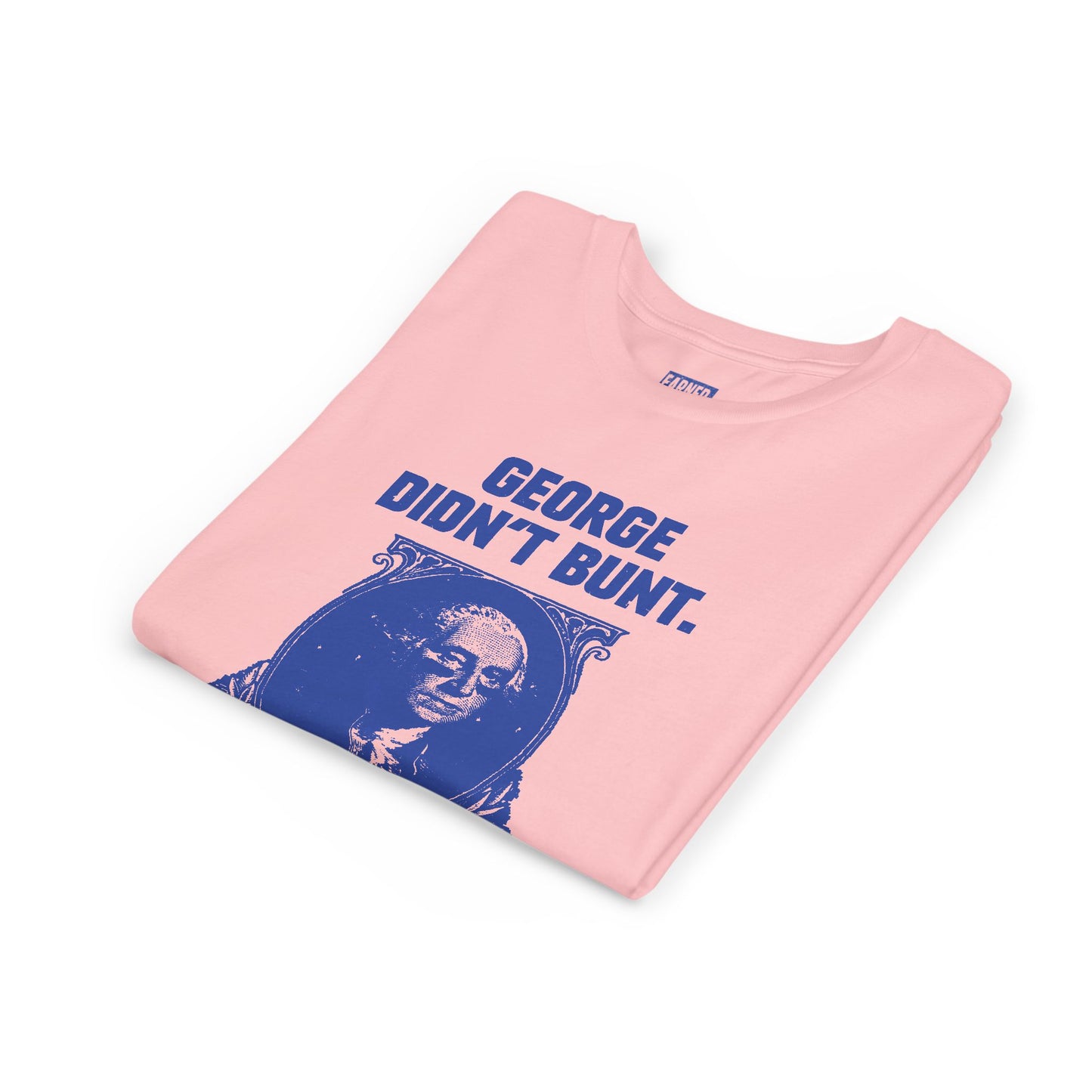 GEORGE DIDN'T BUNT Youth Tee (Blue Font)