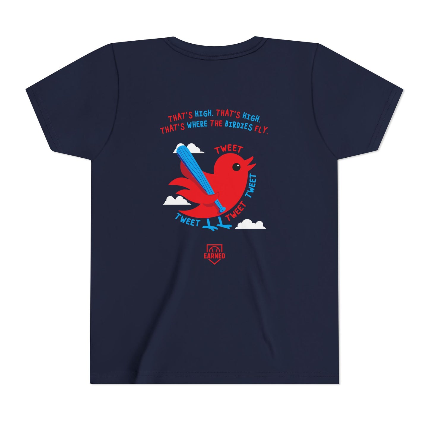 THAT'S HIGH Youth Tee (Red Bird) - Dugout Collection