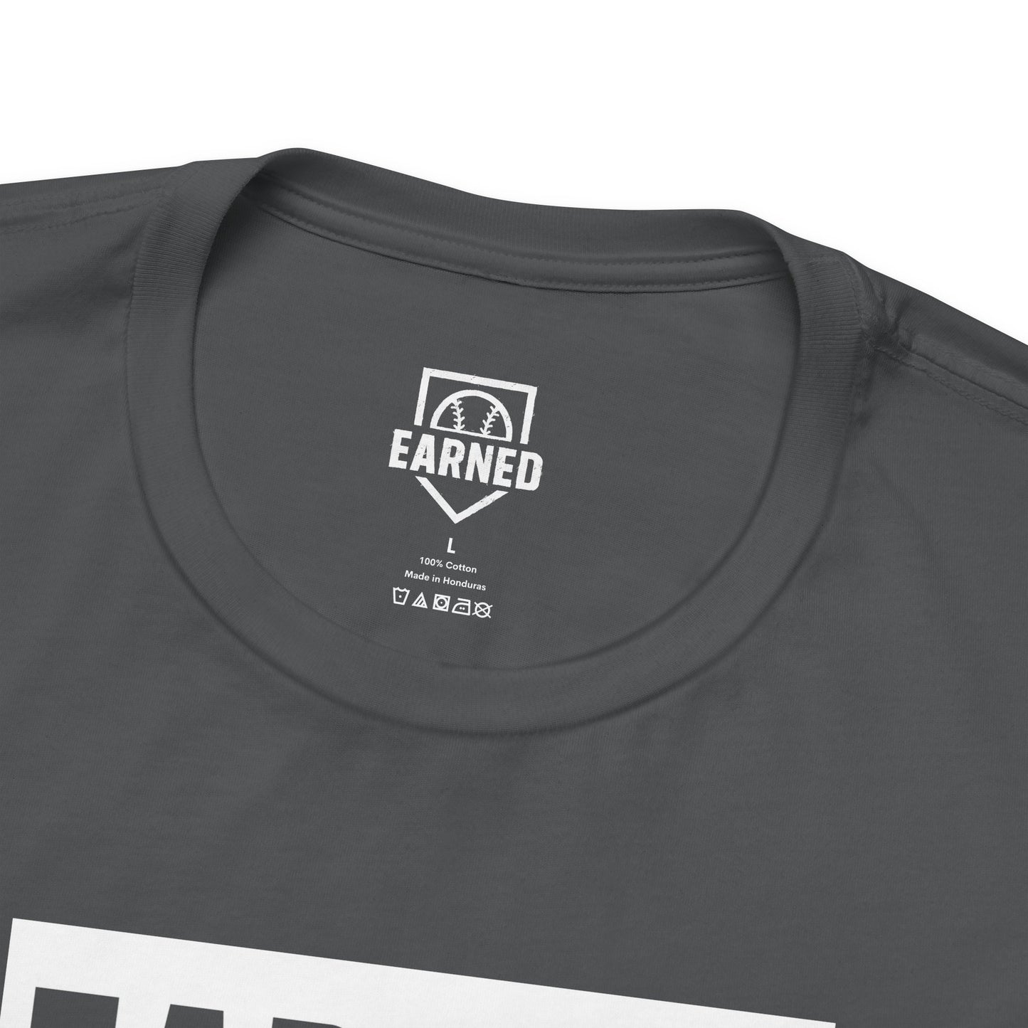 EARNED. ATHLETE. Tee (White Font)