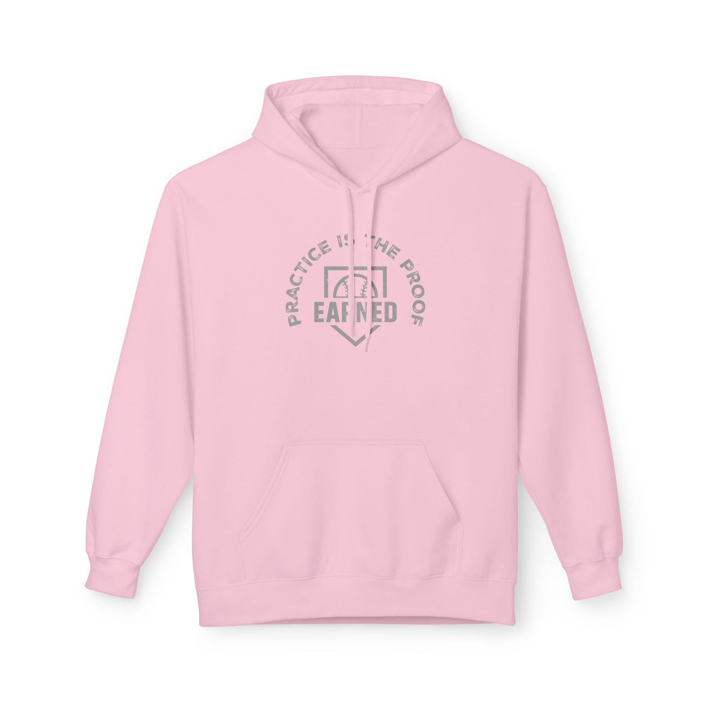 PRACTICE IS THE PROOF Hoodie (Gray Font)