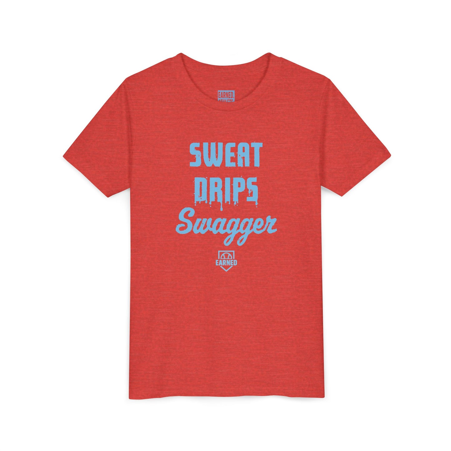 SWEAT DRIPS SWAGGER Youth Tee (Blue Font)