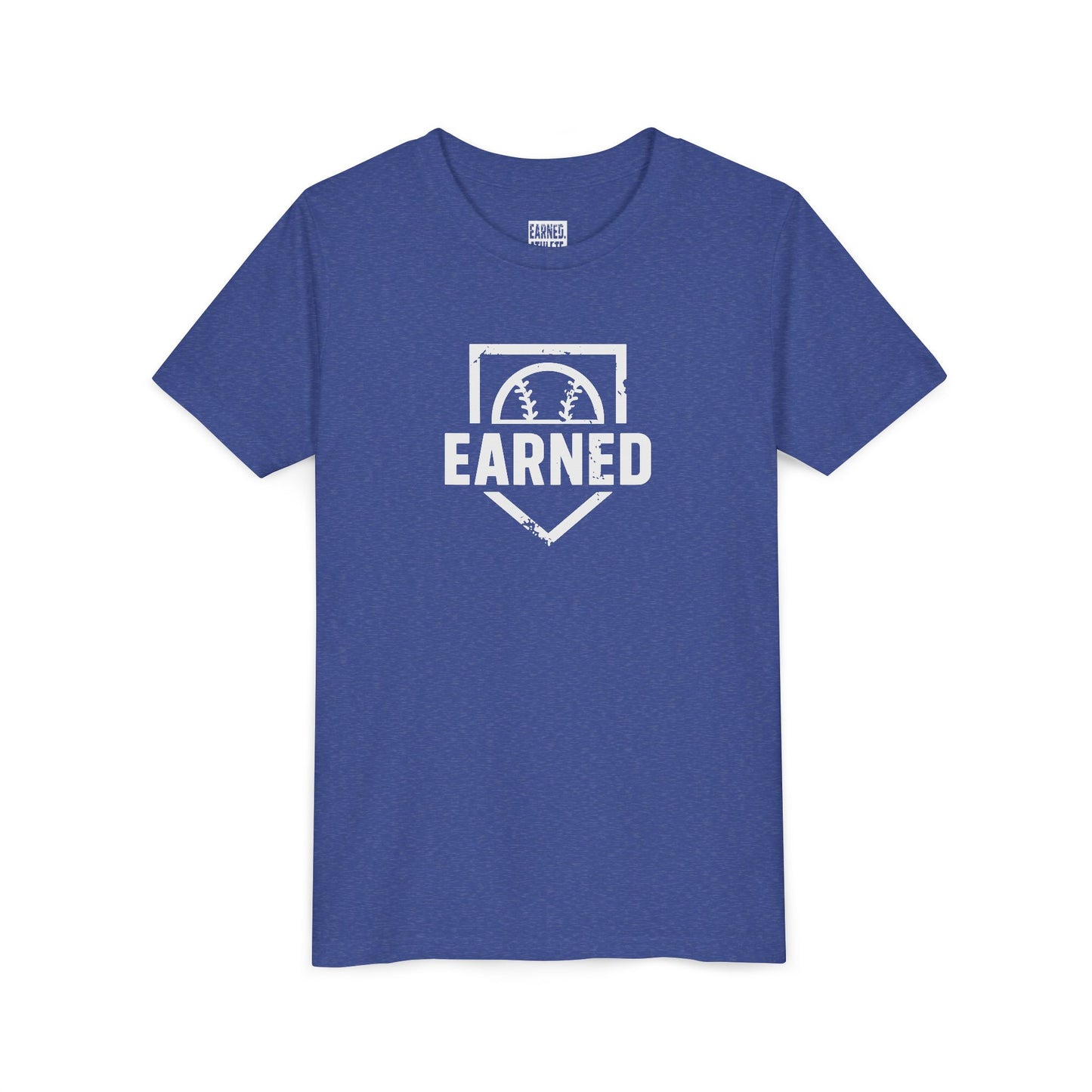 EARNED Logo Youth Tee (White Font)