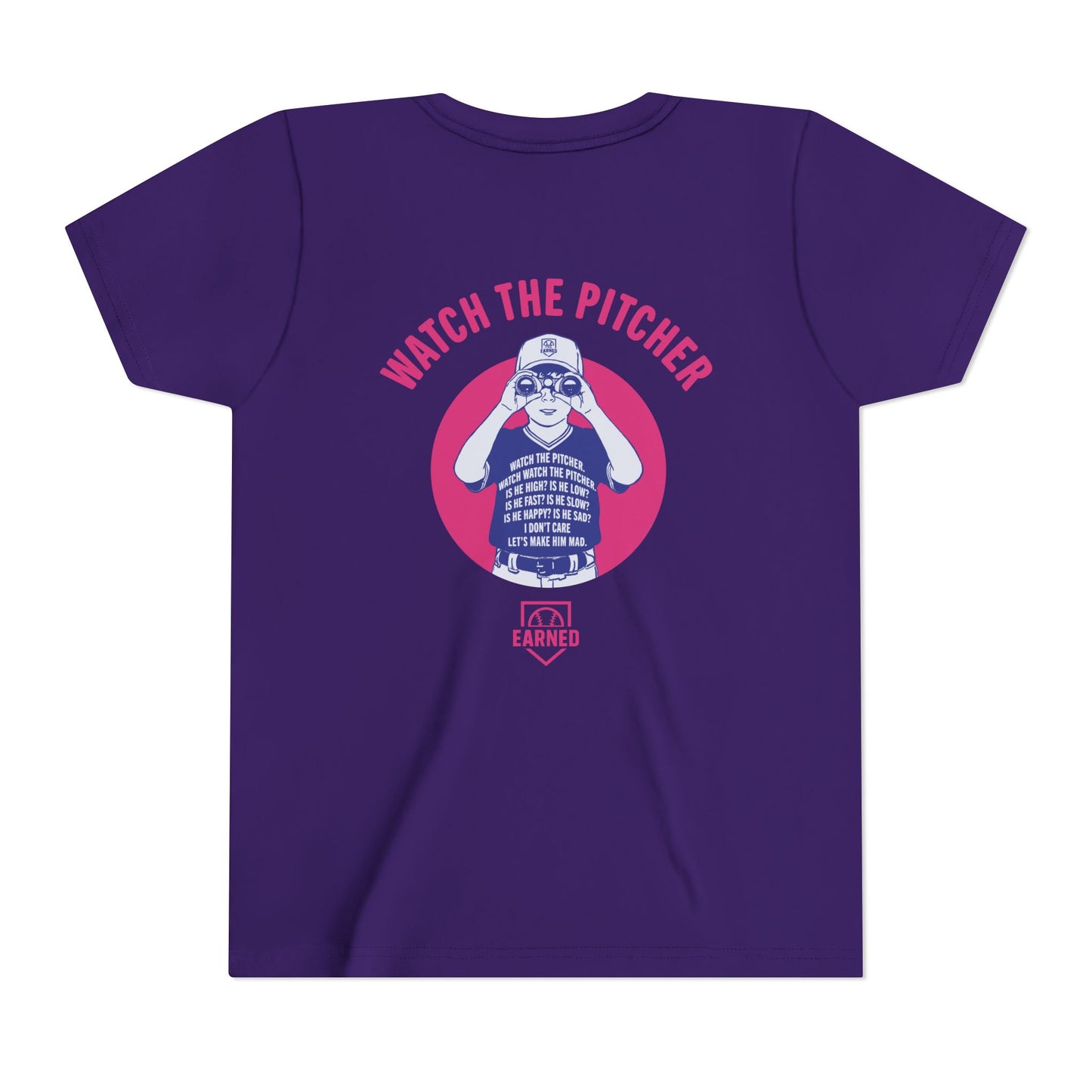 WATCH THE PITCHER Youth Tee - DUGOUT CHANT Collection