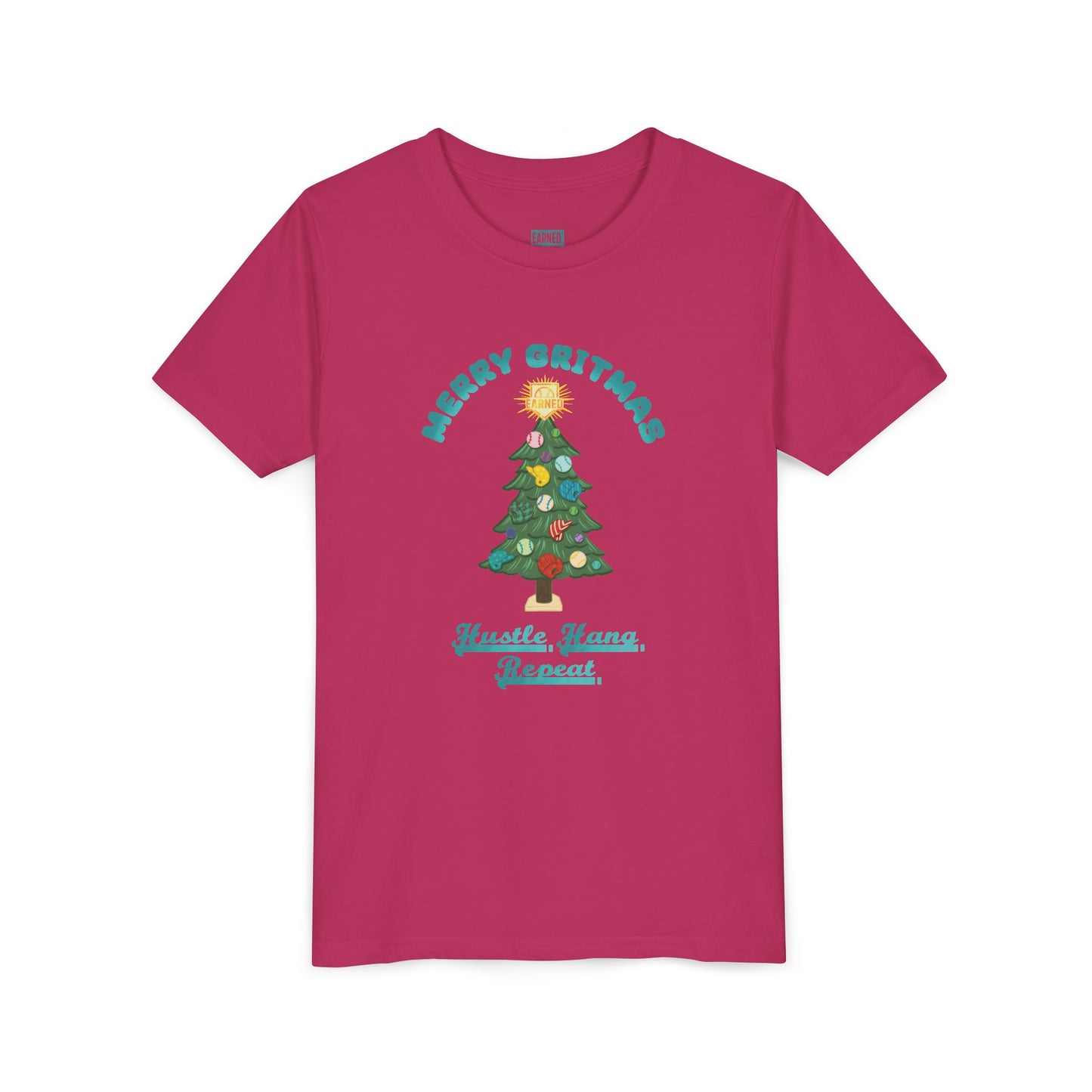 MERRY GRITMAS Youth Tee - SLEIGH SQUAD Collection