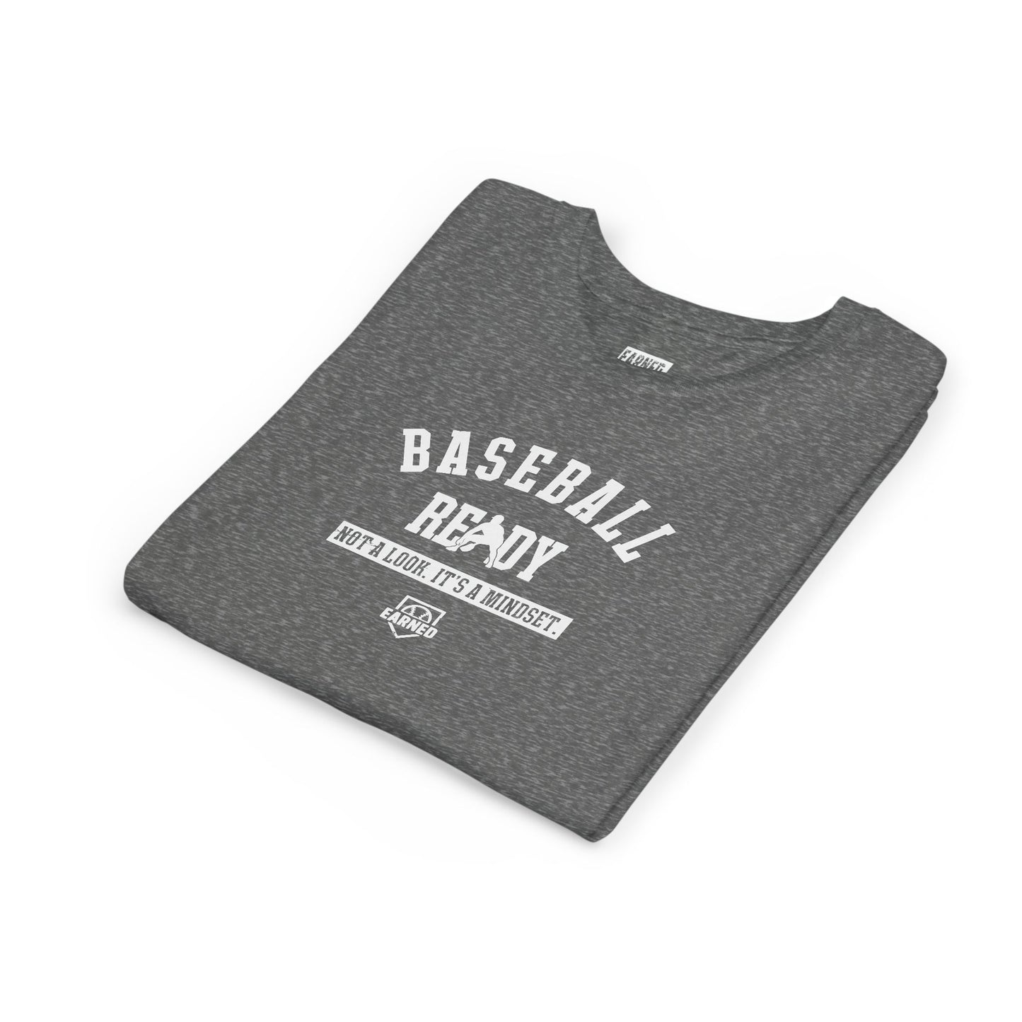 BASEBALL READY Youth Tee (White Font)