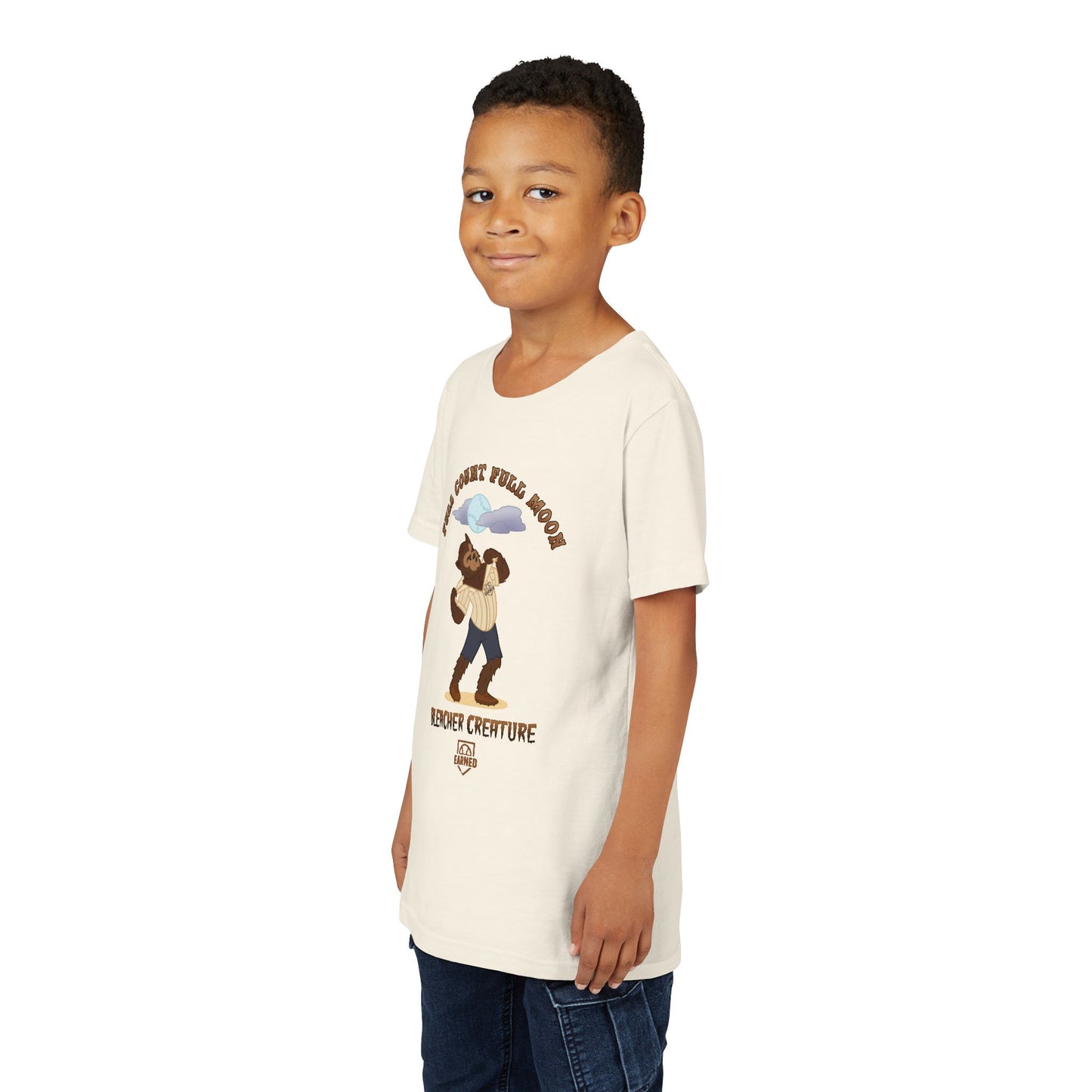 FULL COUNT FULL MOON Youth Tee - BLEACHER CREATURE Collection