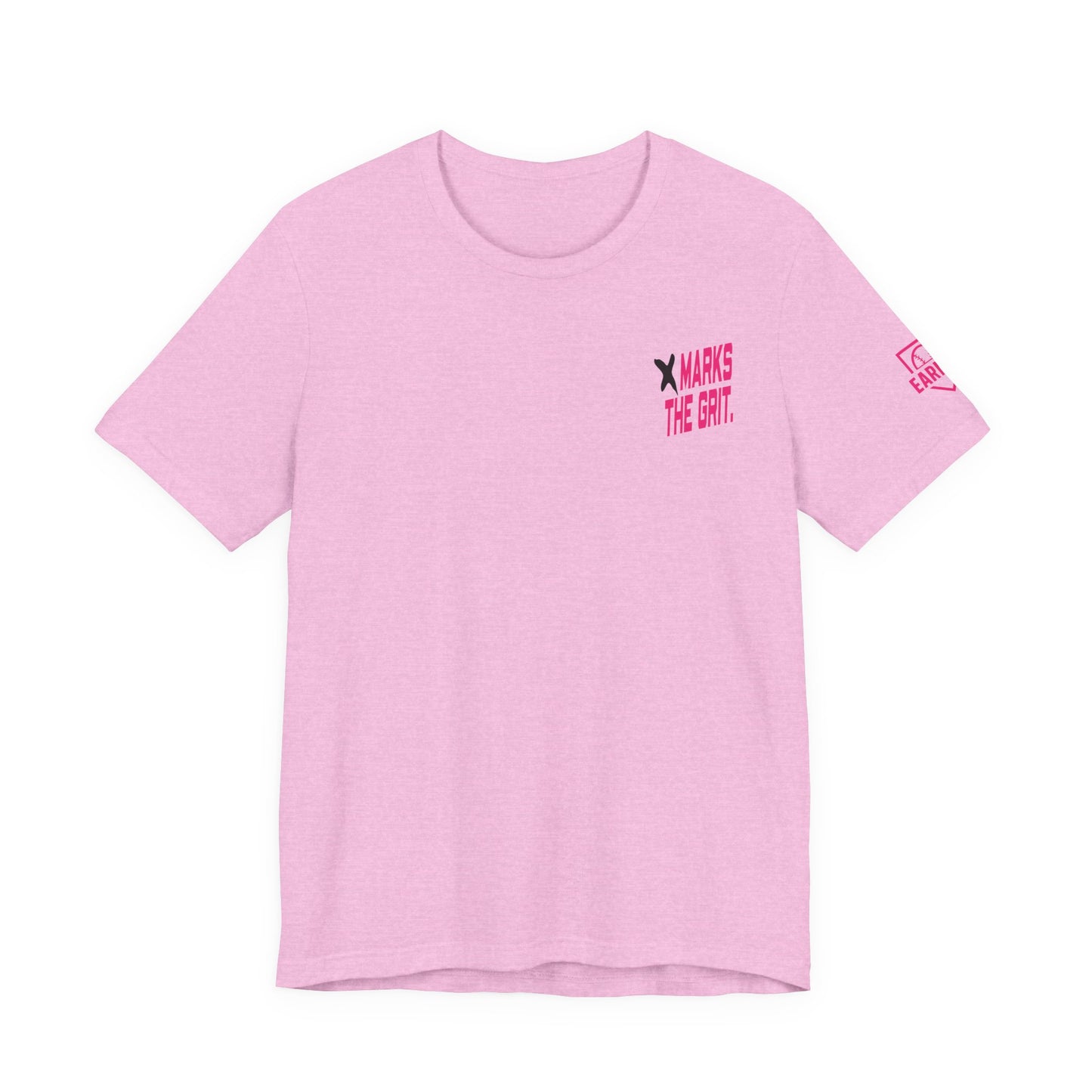 X MARKS THE GRIT Tee (Black X, Pink font)
