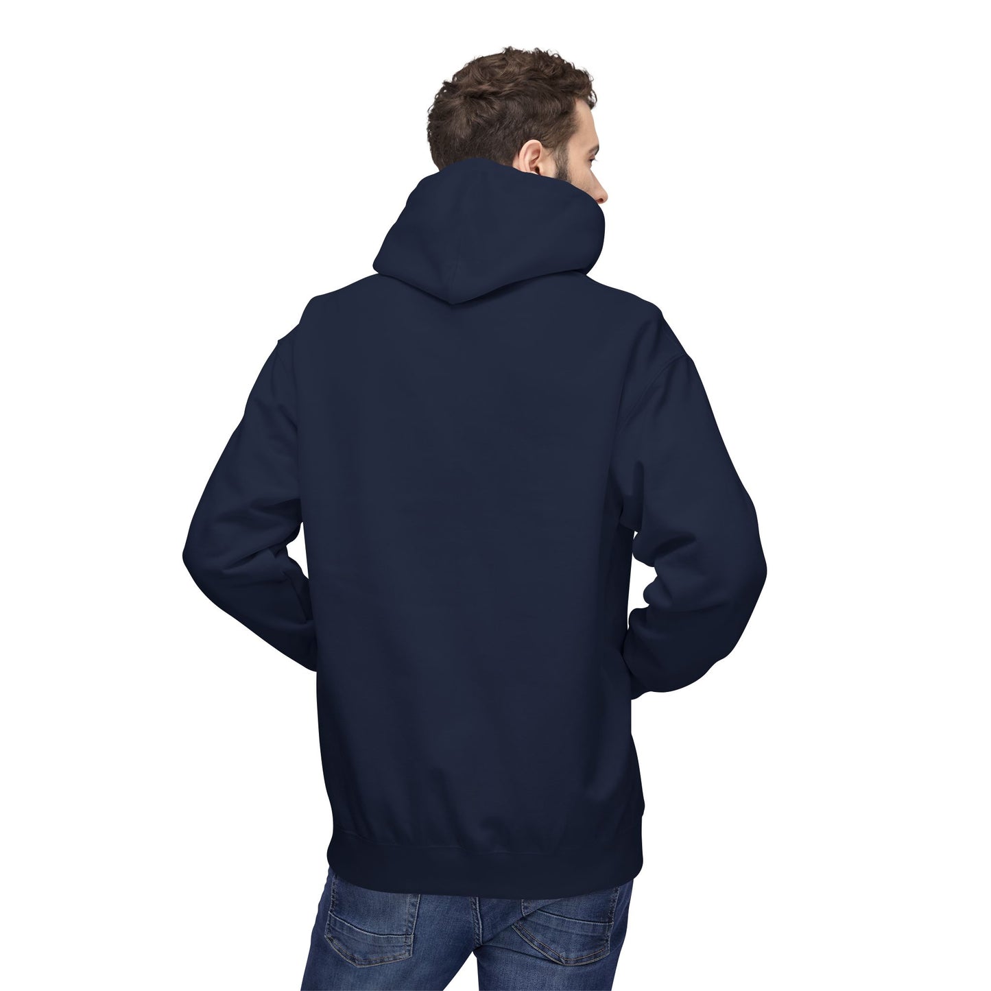 EARNED. ATHLETE. Hoodie (Light Blue Logo)