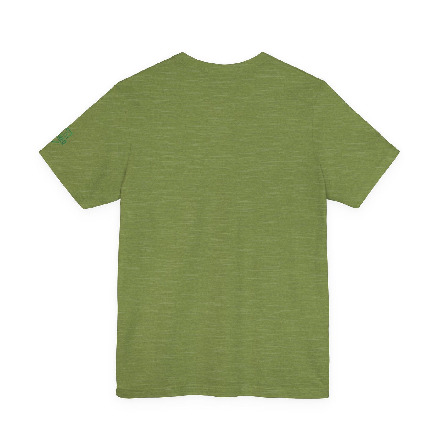 SHOWING UP ADDS UP Tee (Green Camo Font)