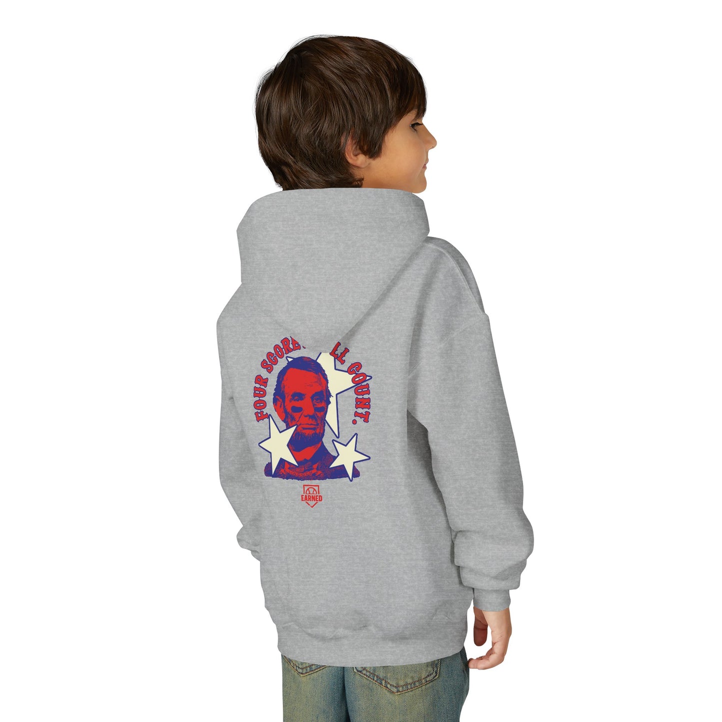 FOUR SCORE, FULL COUNT Youth Hoodie - AMERICA 250 Collection