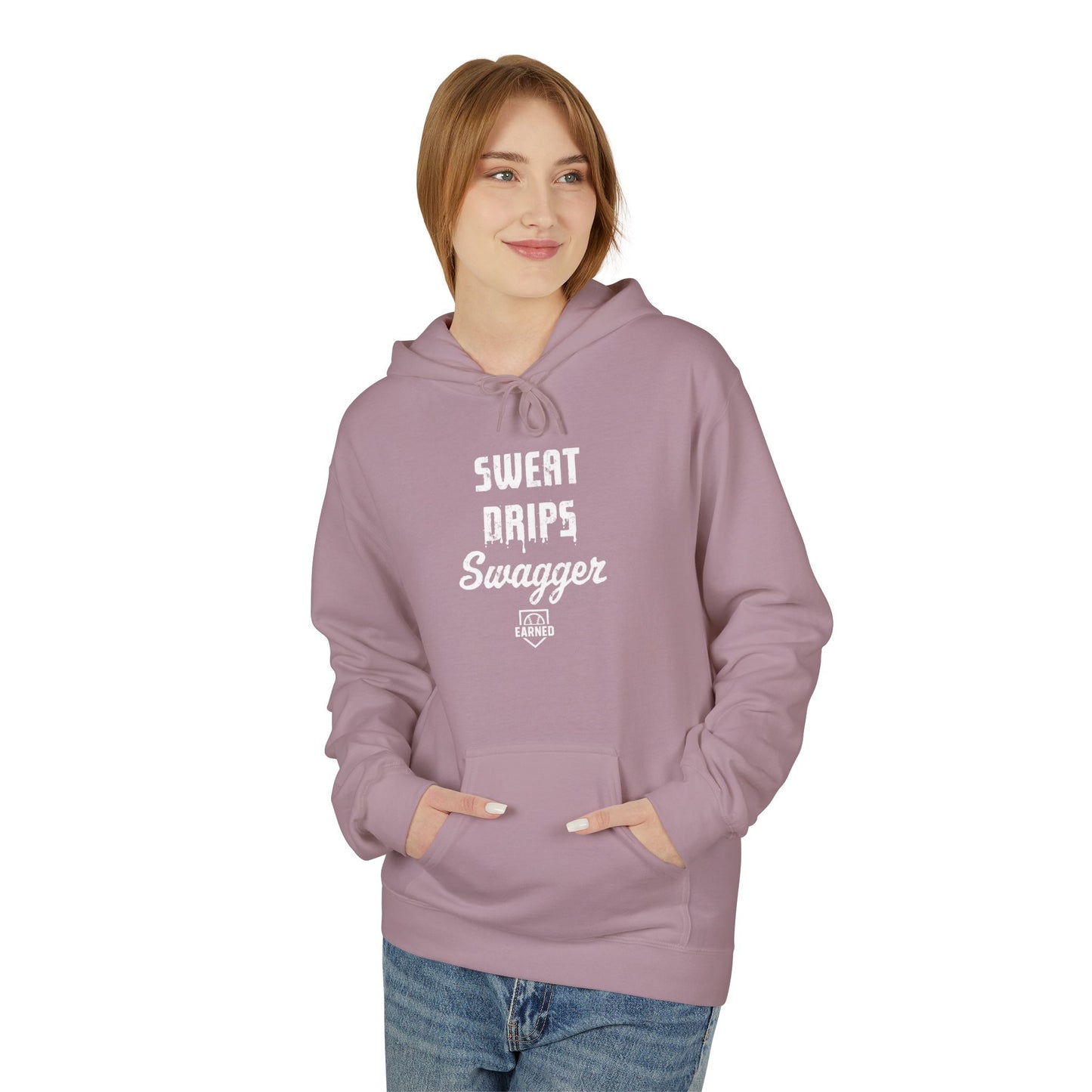 SWEAT DRIPS SWAGGER Hoodie (White Font)