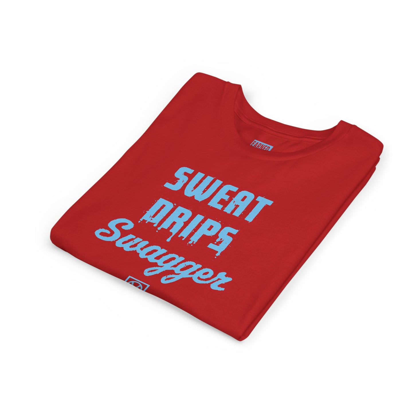 SWEAT DRIPS SWAGGER Youth Tee (Blue Font)