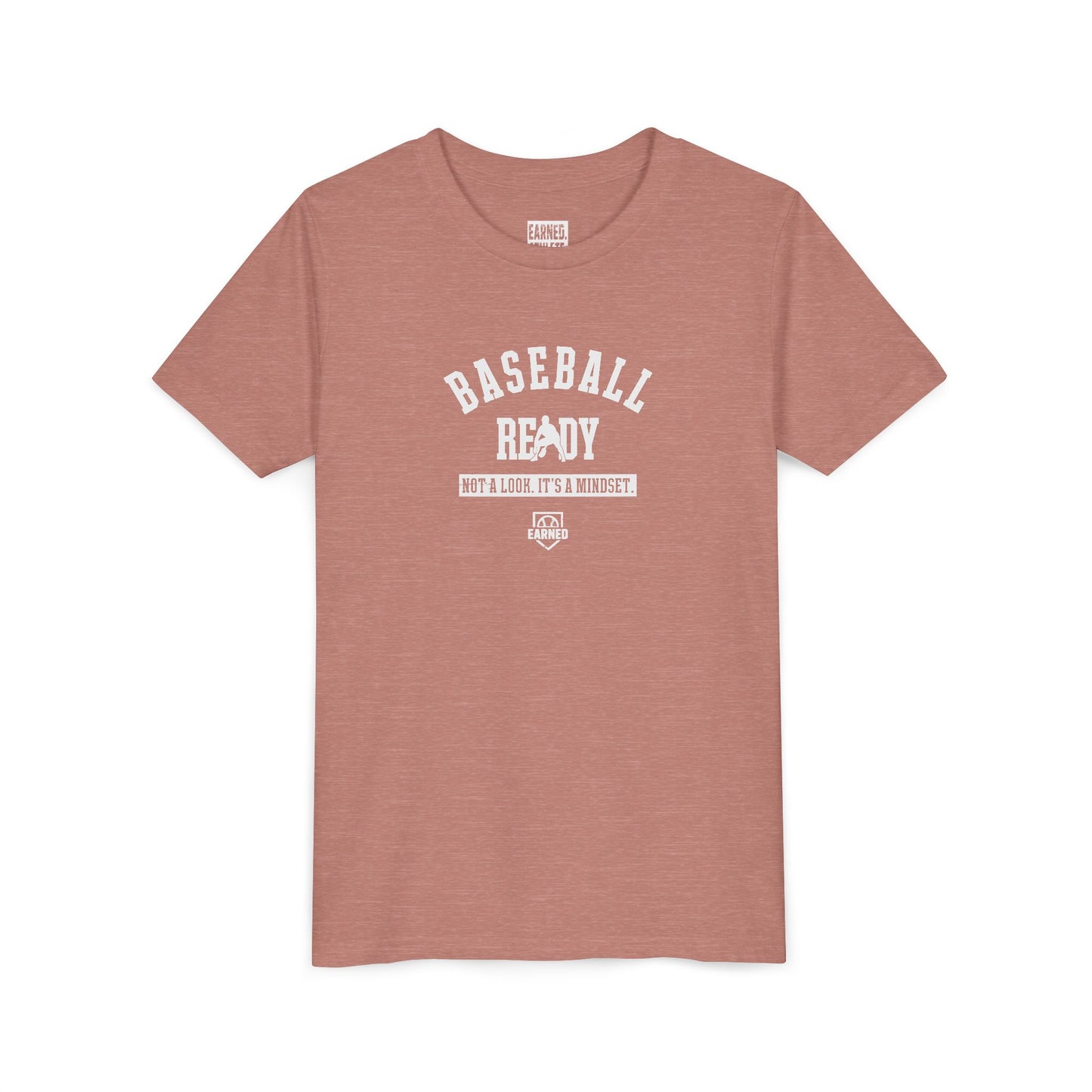 BASEBALL READY Youth Tee (White Font)