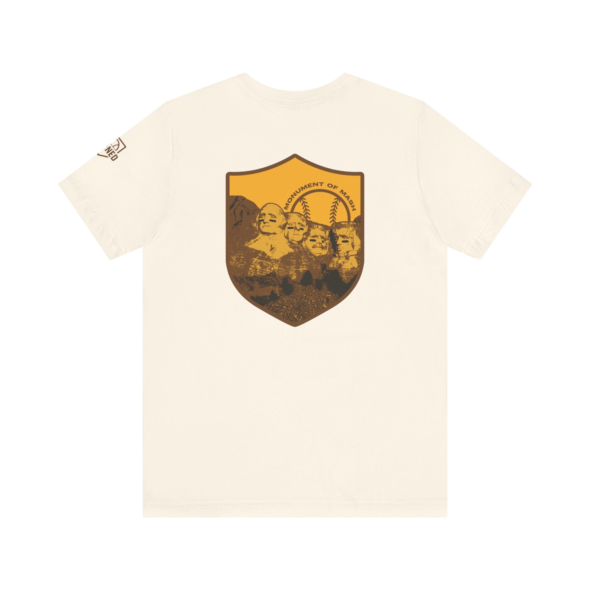 MONUMENT OF MASH Tee (Gold & Brown)