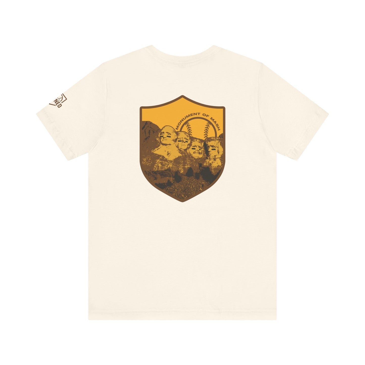 MONUMENT OF MASH Tee (Gold & Brown)