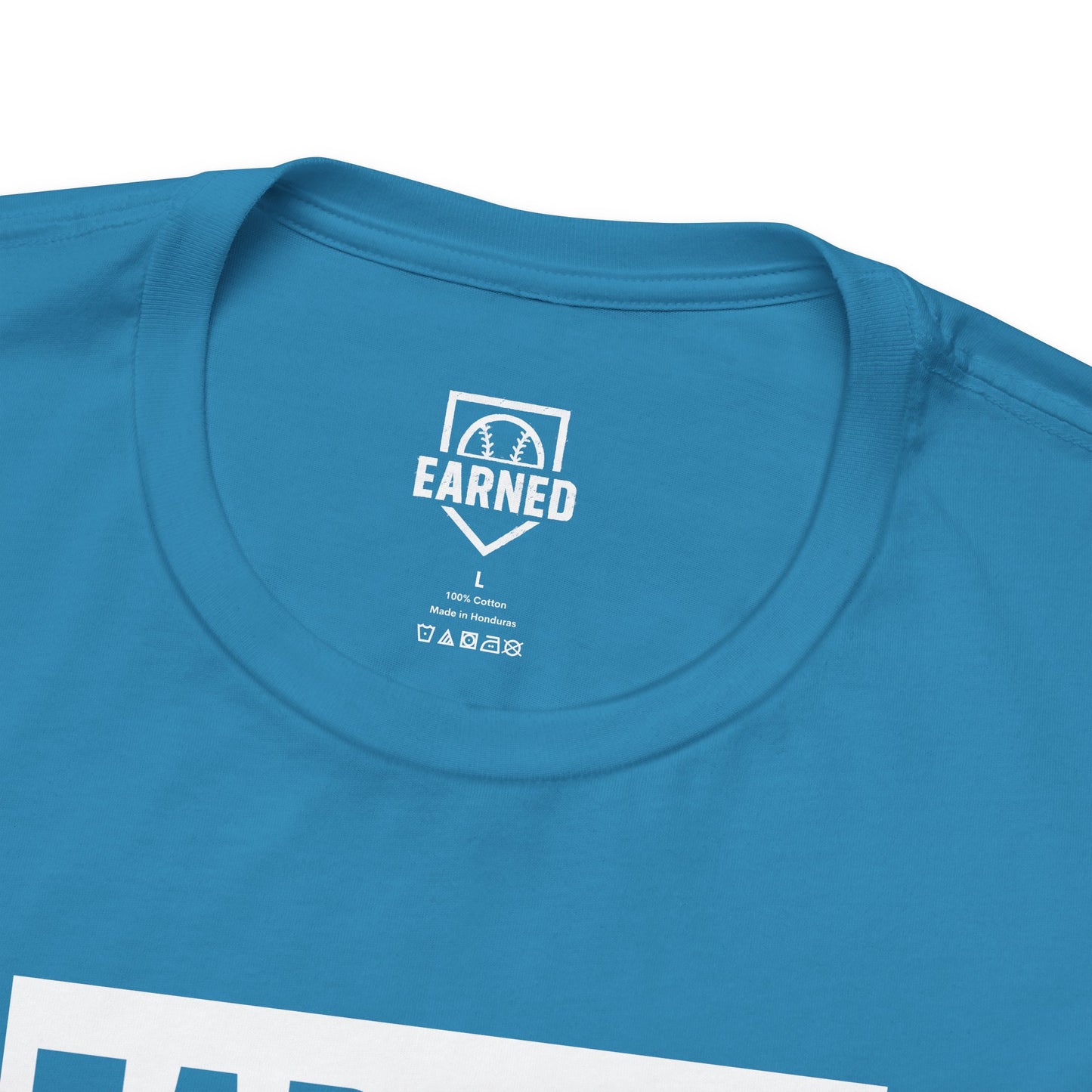 EARNED. ATHLETE. Tee (White Font)