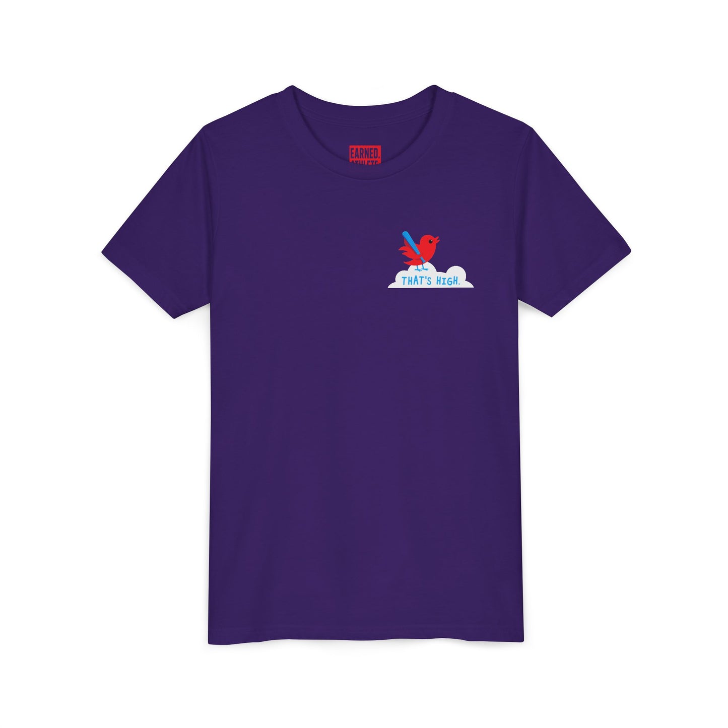 THAT'S HIGH Youth Tee (Red Bird) - Dugout Collection