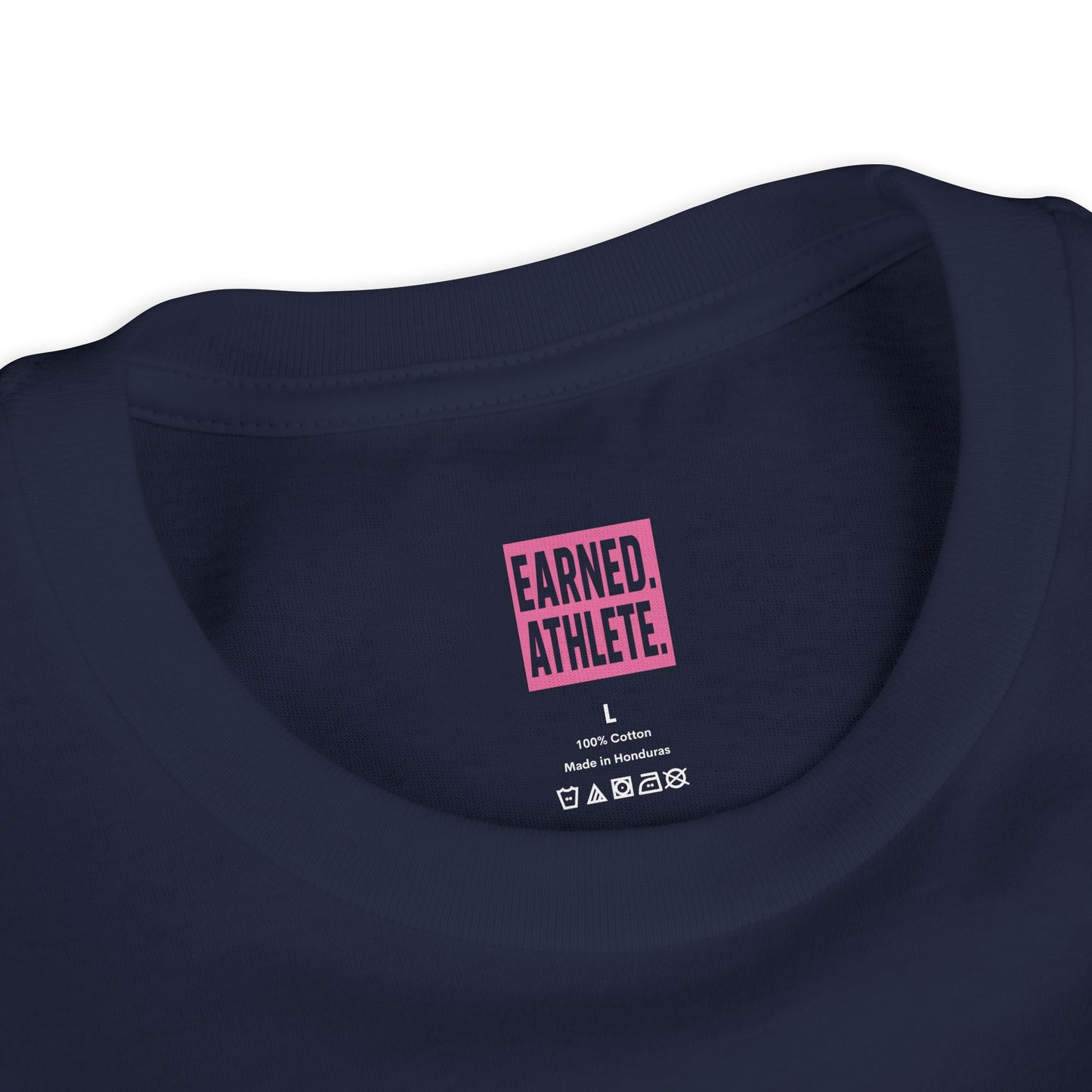 EARNED Logo Youth Tee (Hot Pink)