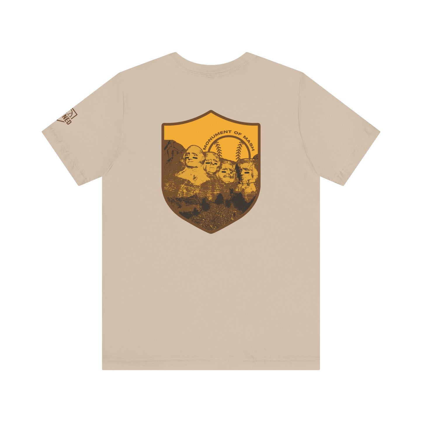 MONUMENT OF MASH Tee (Gold & Brown)