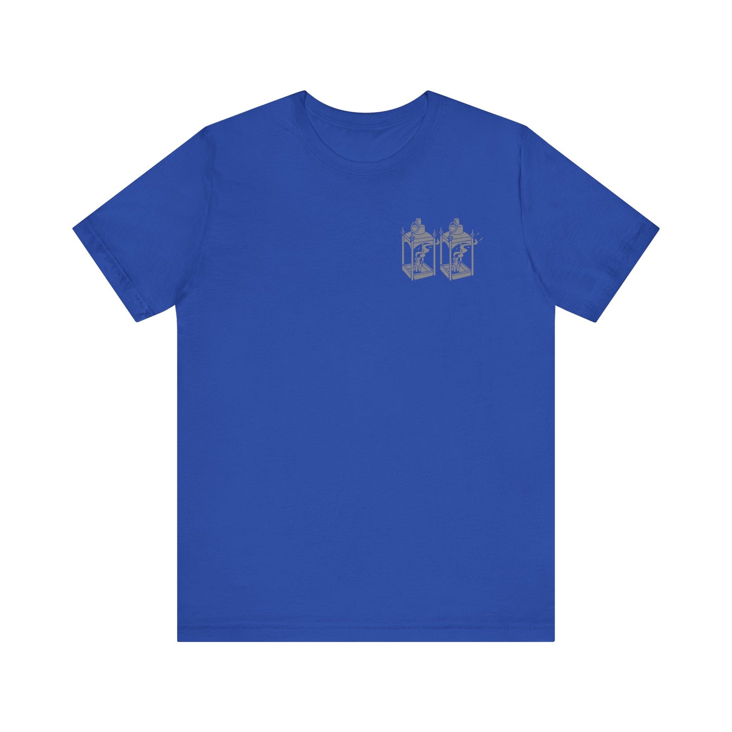 ONE IF BY LAND, TWO IF IT'S A DOUBLE Tee (Gray Font)