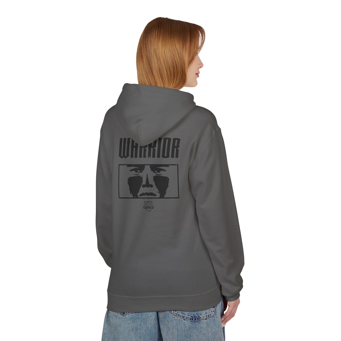 EYE BLACK NATION / WARRIOR Hoodie (Black Font)