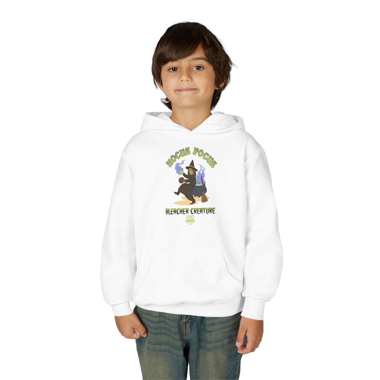 HOCUS FOCUS Youth Hoodie - BLEACHER CREATURE Collection