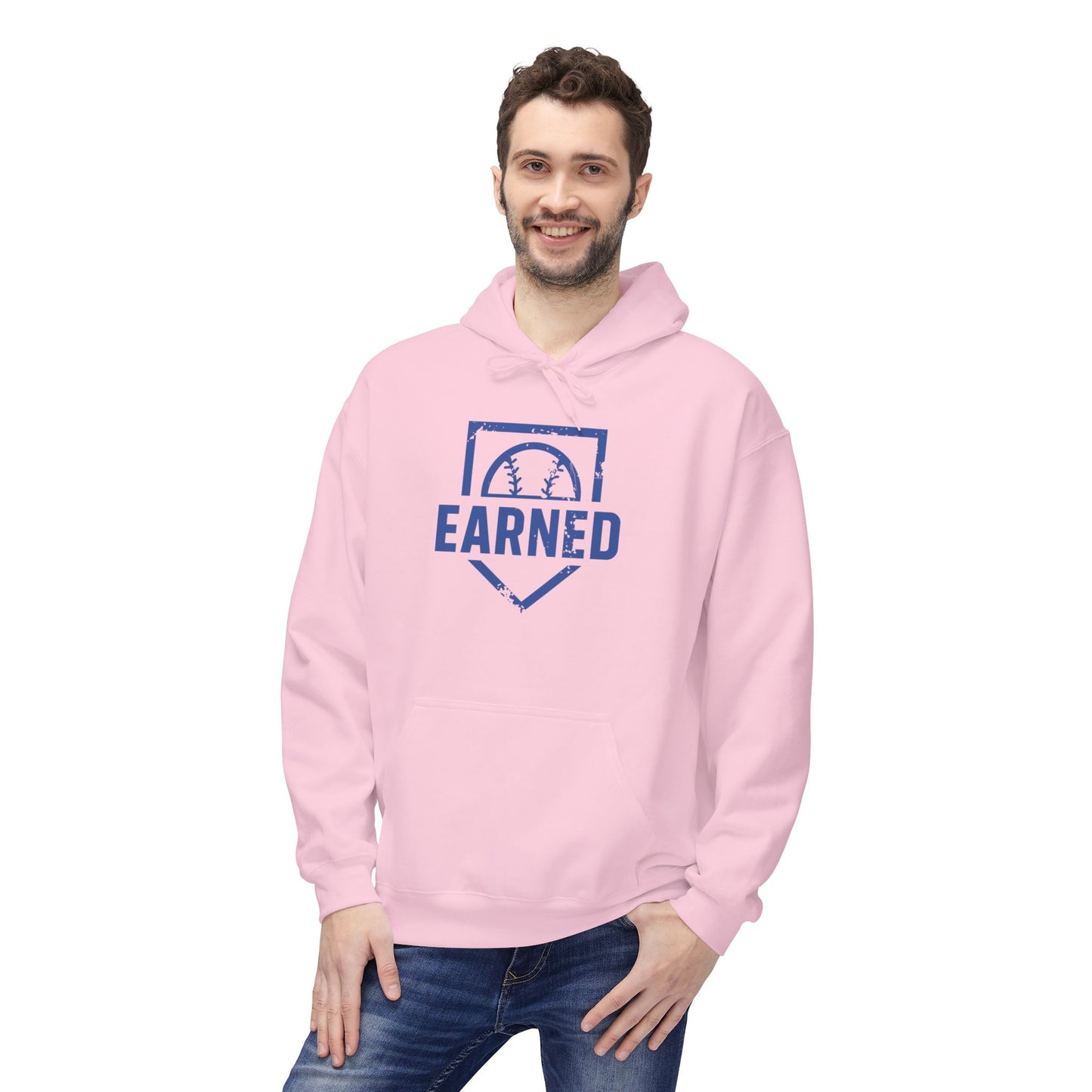 EARNED Logo Hoodie (Blue Font)