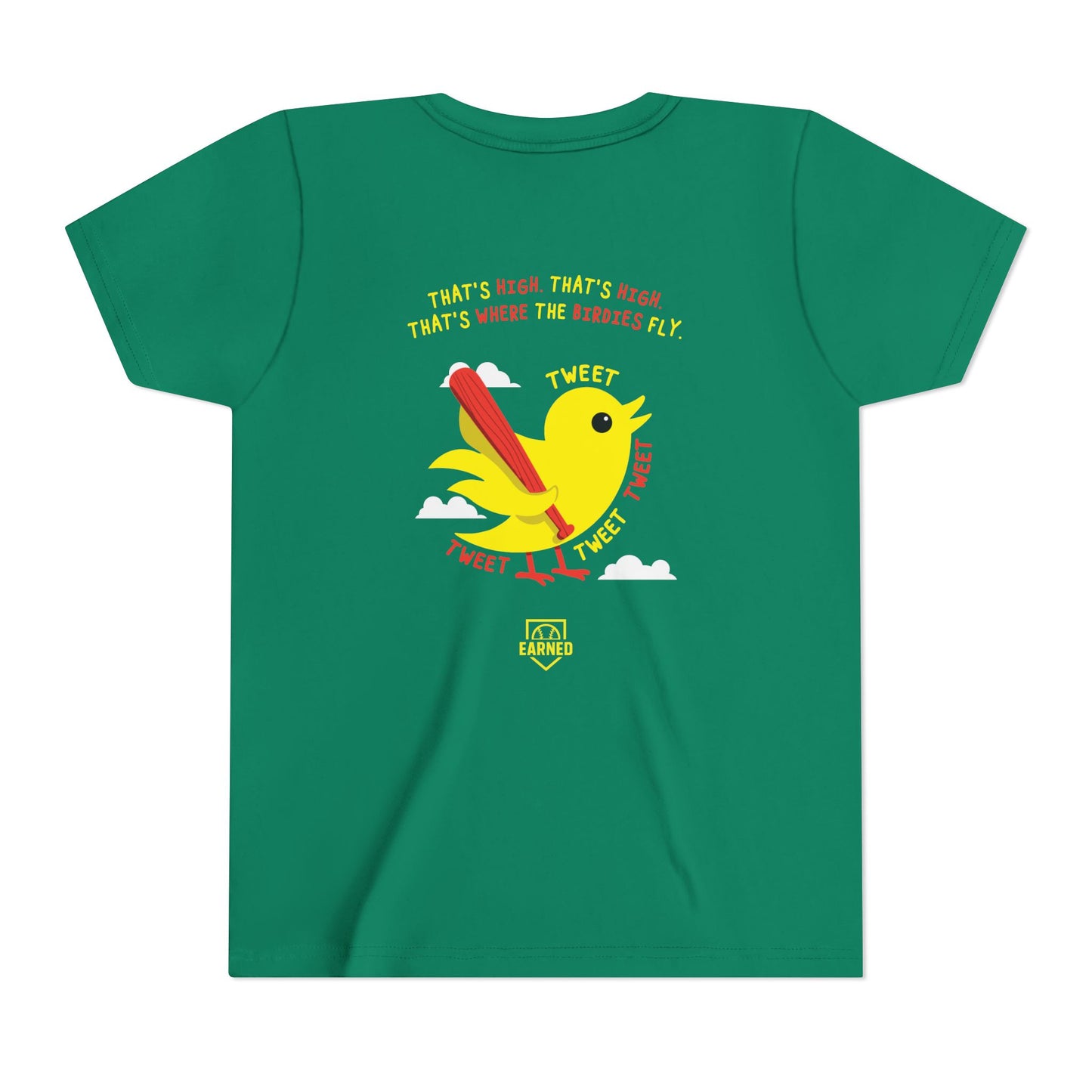 THAT'S HIGH Youth Tee (Yellow Bird) - DUGOUT CHANT Collection