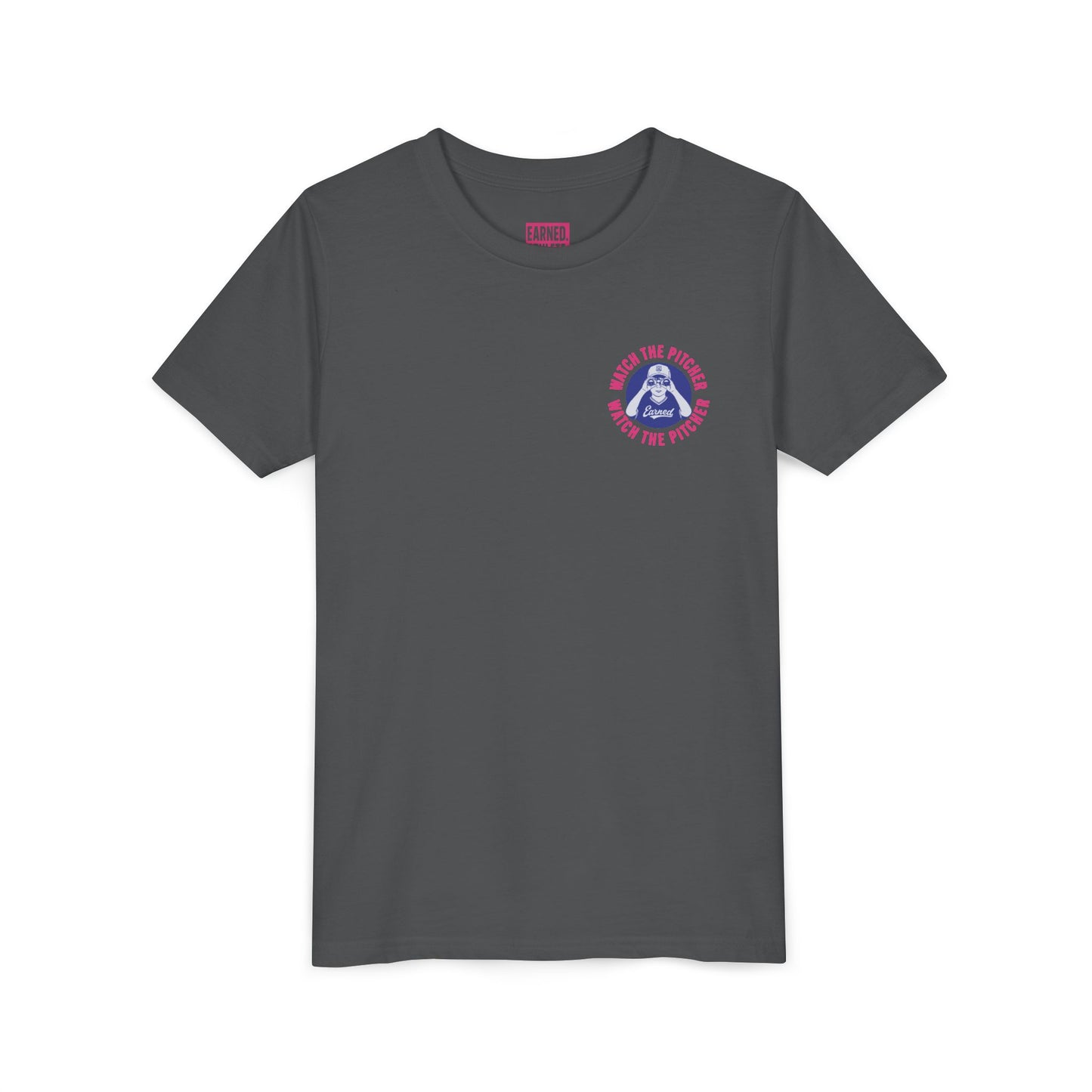 WATCH THE PITCHER Youth Tee - DUGOUT CHANT Collection