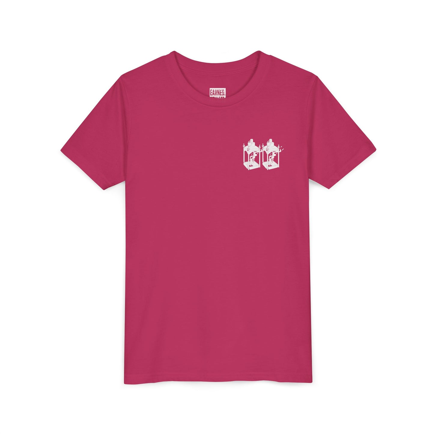 ONE IF BY LAND, TWO IF IT'S A DOUBLE Youth Tee (Paul Revere White)