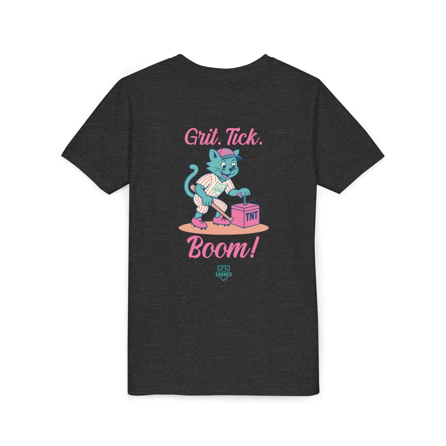 GRIT. TICK. BOOM! Youth Tee - TOMFOOLERY Collection