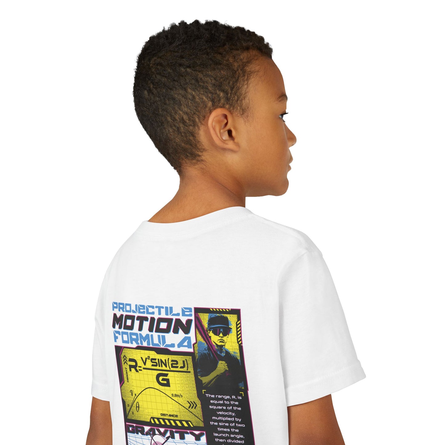 PROJECTILE MOTION FORMULA Youth Tee - BASEBALL IQ Collection