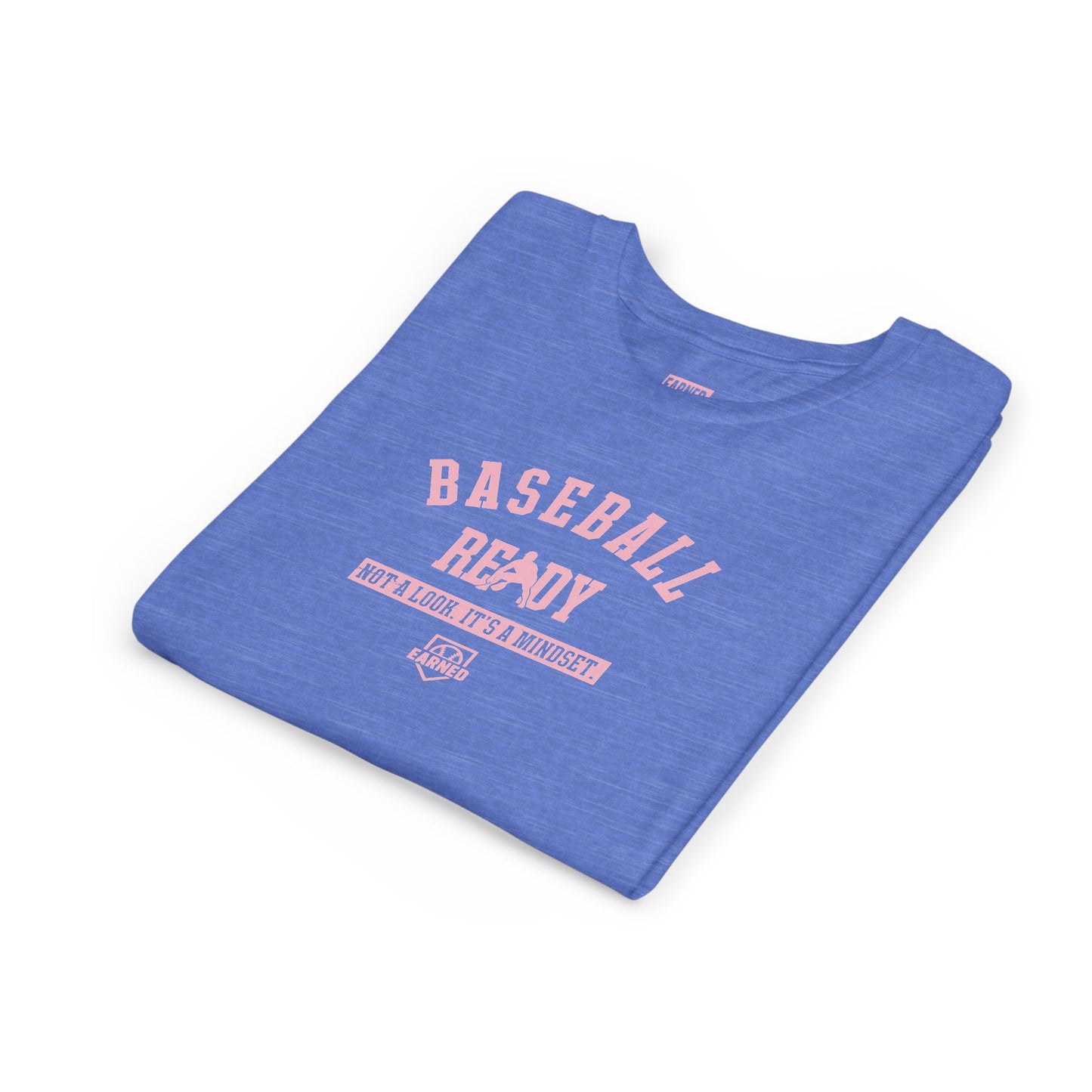 BASEBALL READY Youth Tee (Pink Font)