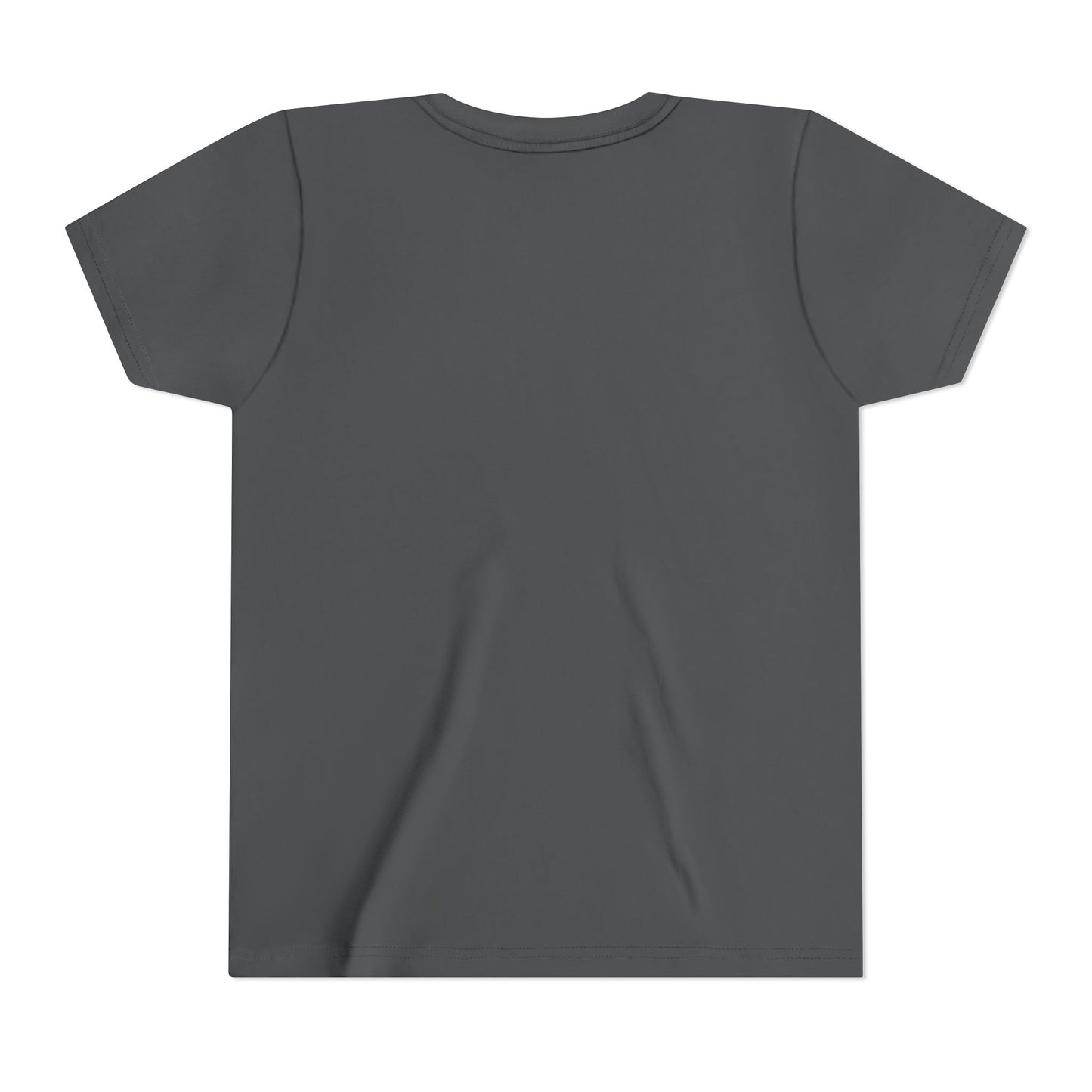 SWEAT FIRST. SHINE LATER. Youth Tee (White Font)