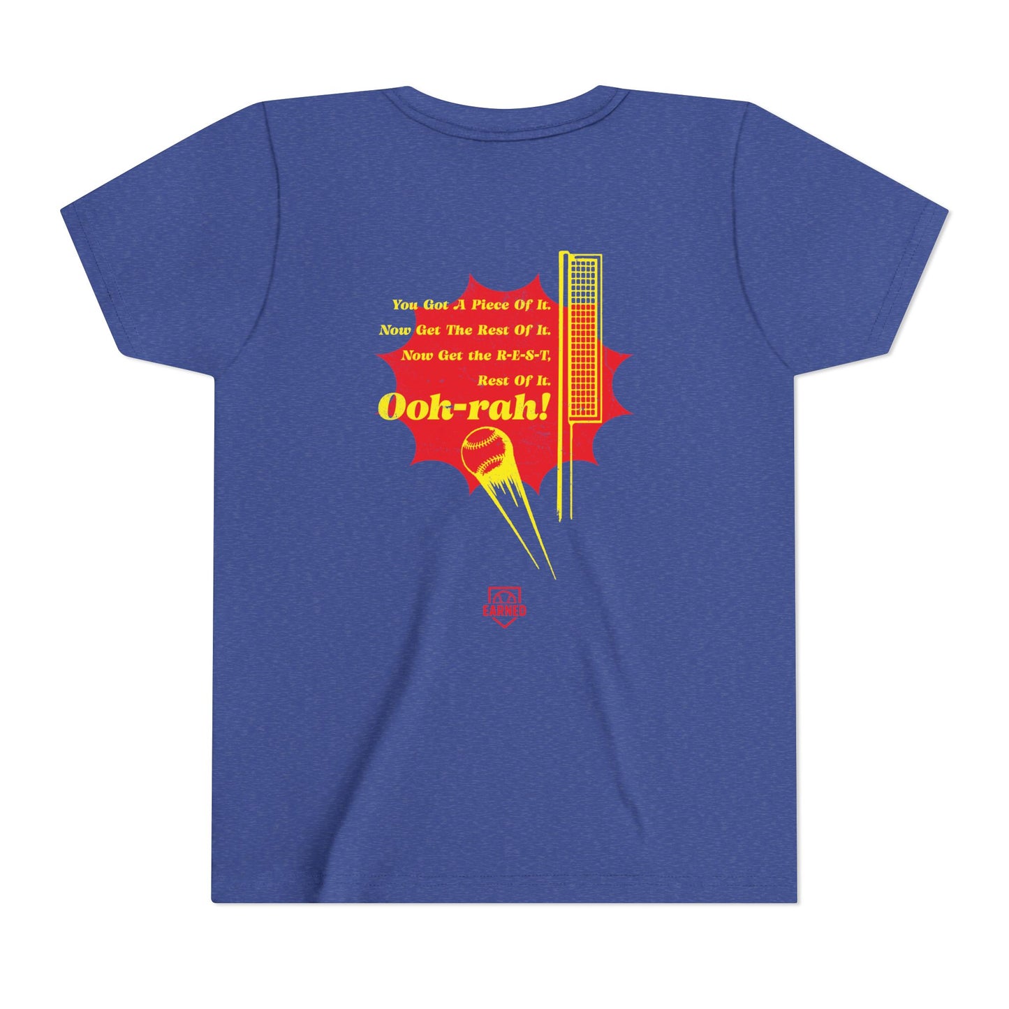 PIECE OF IT Youth Tee (Red Logo) - DUGOUT CHANT Collection
