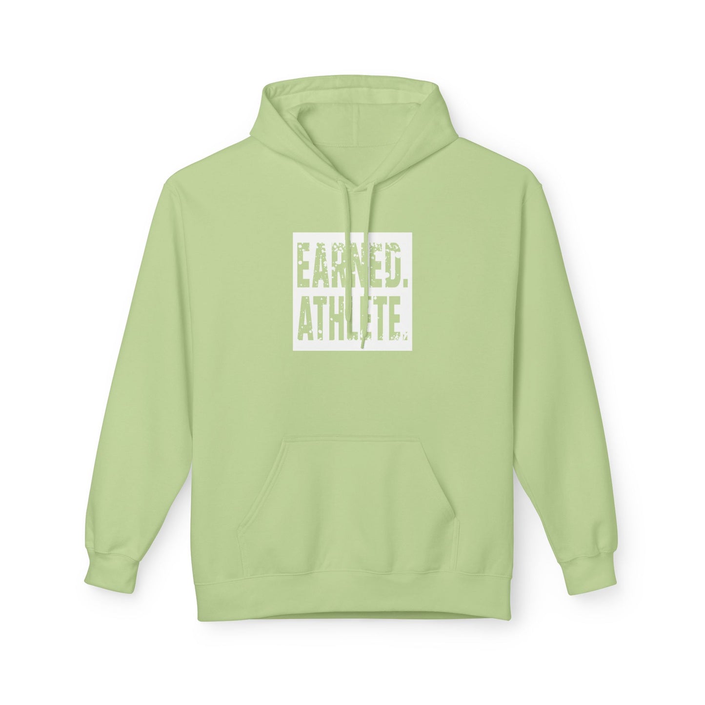 EARNED. ATHLETE. Hoodie (White Logo)