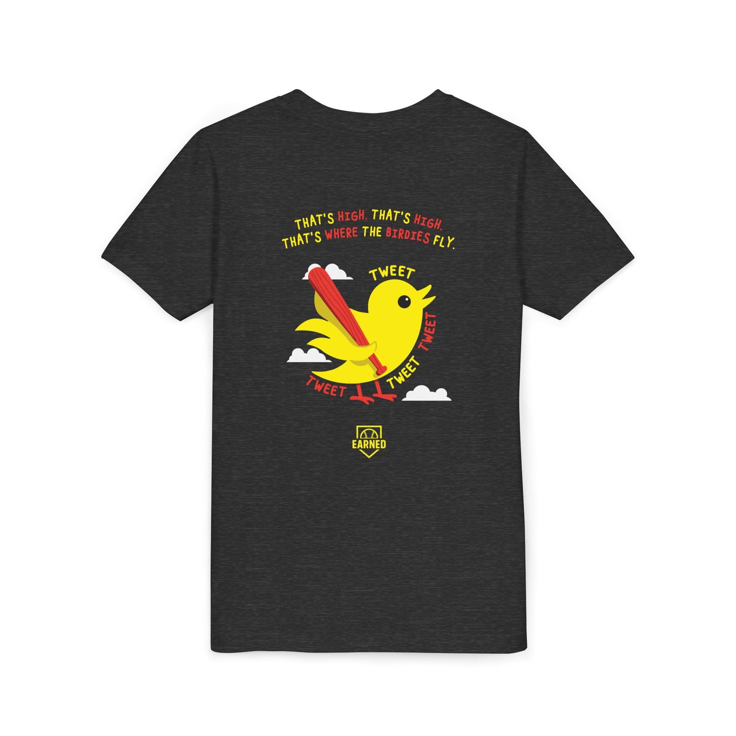 THAT'S HIGH Youth Tee (Yellow Bird) - DUGOUT CHANT Collection