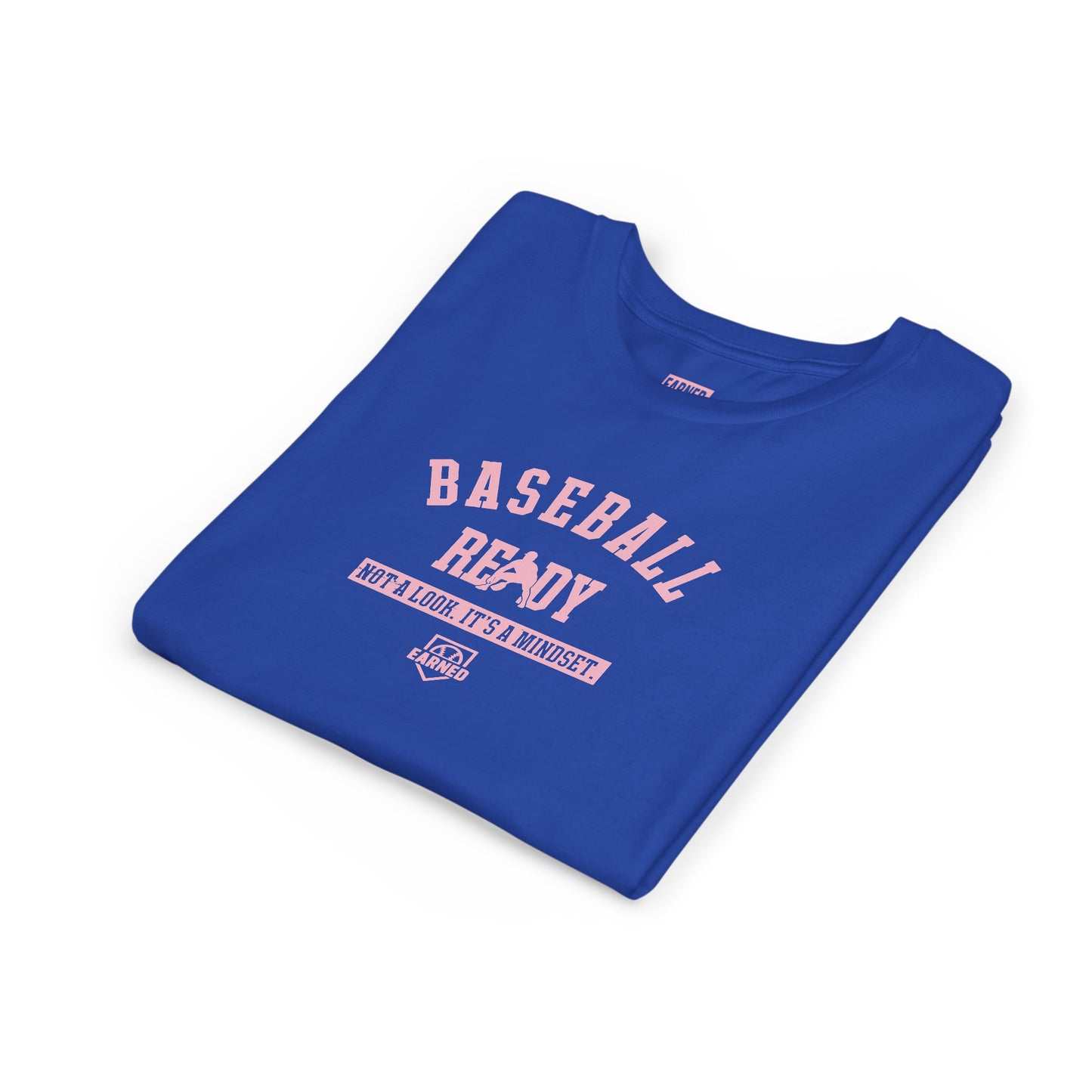 BASEBALL READY Youth Tee (Pink Font)