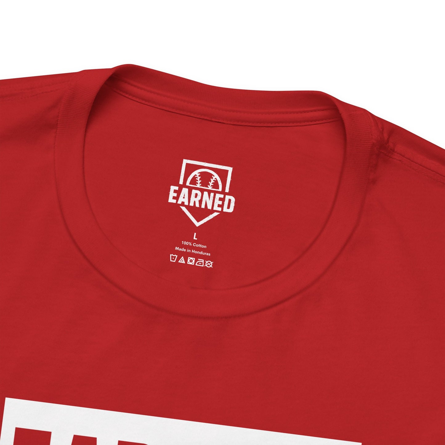 EARNED. ATHLETE. Tee (White Font)