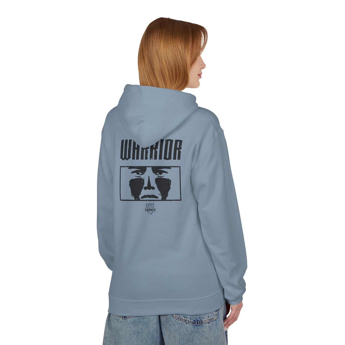 EYE BLACK NATION / WARRIOR Hoodie (Black Font)