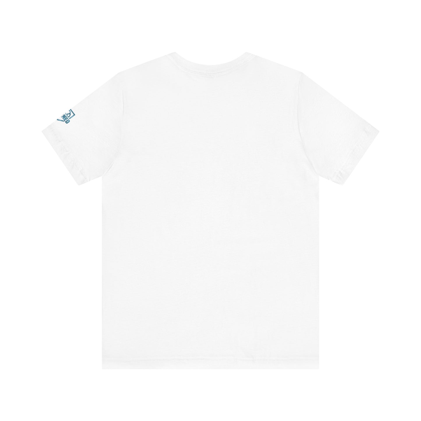 SHOWING UP ADDS UP Tee (Blue Camo Font)