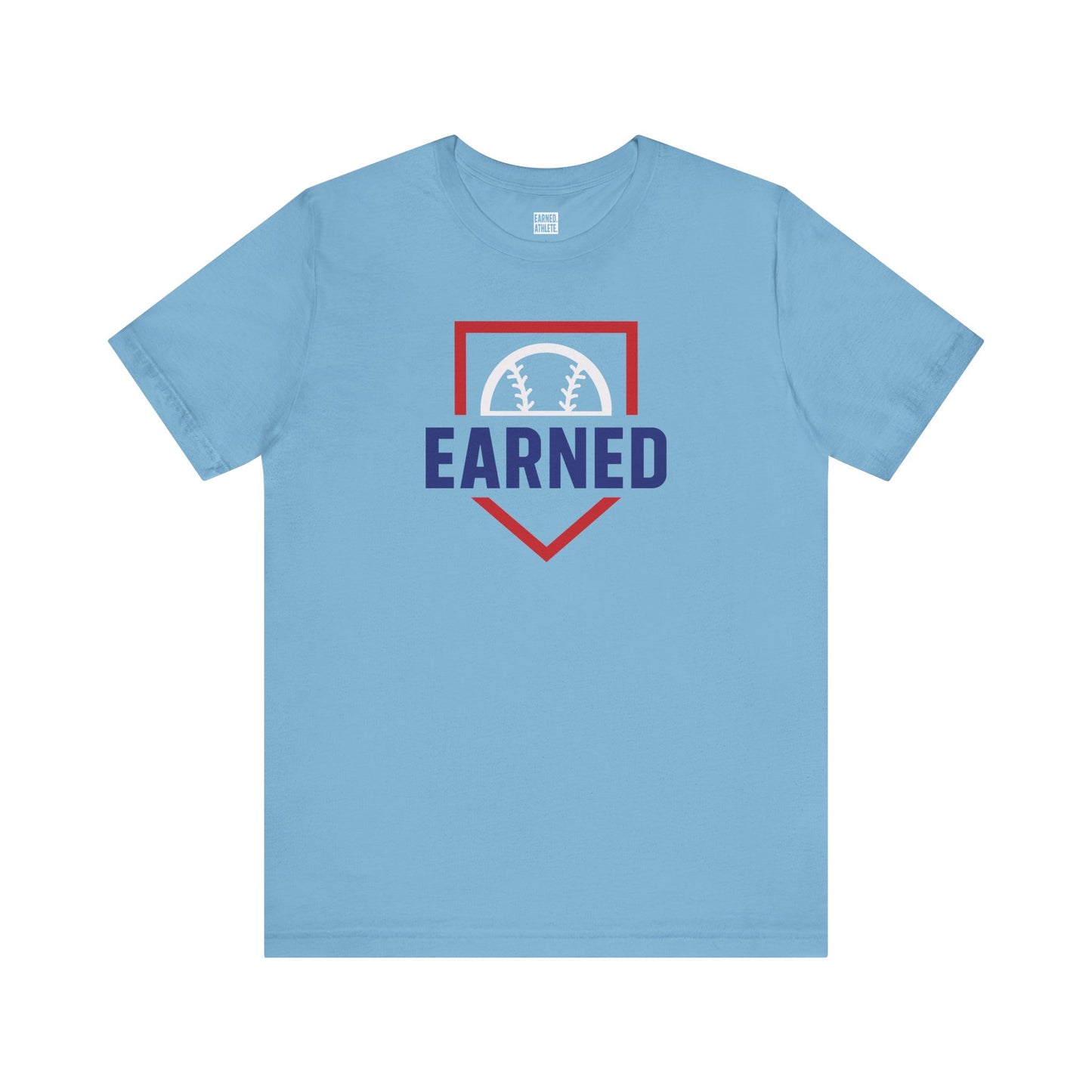 EARNED Logo Tee (Red Plate)