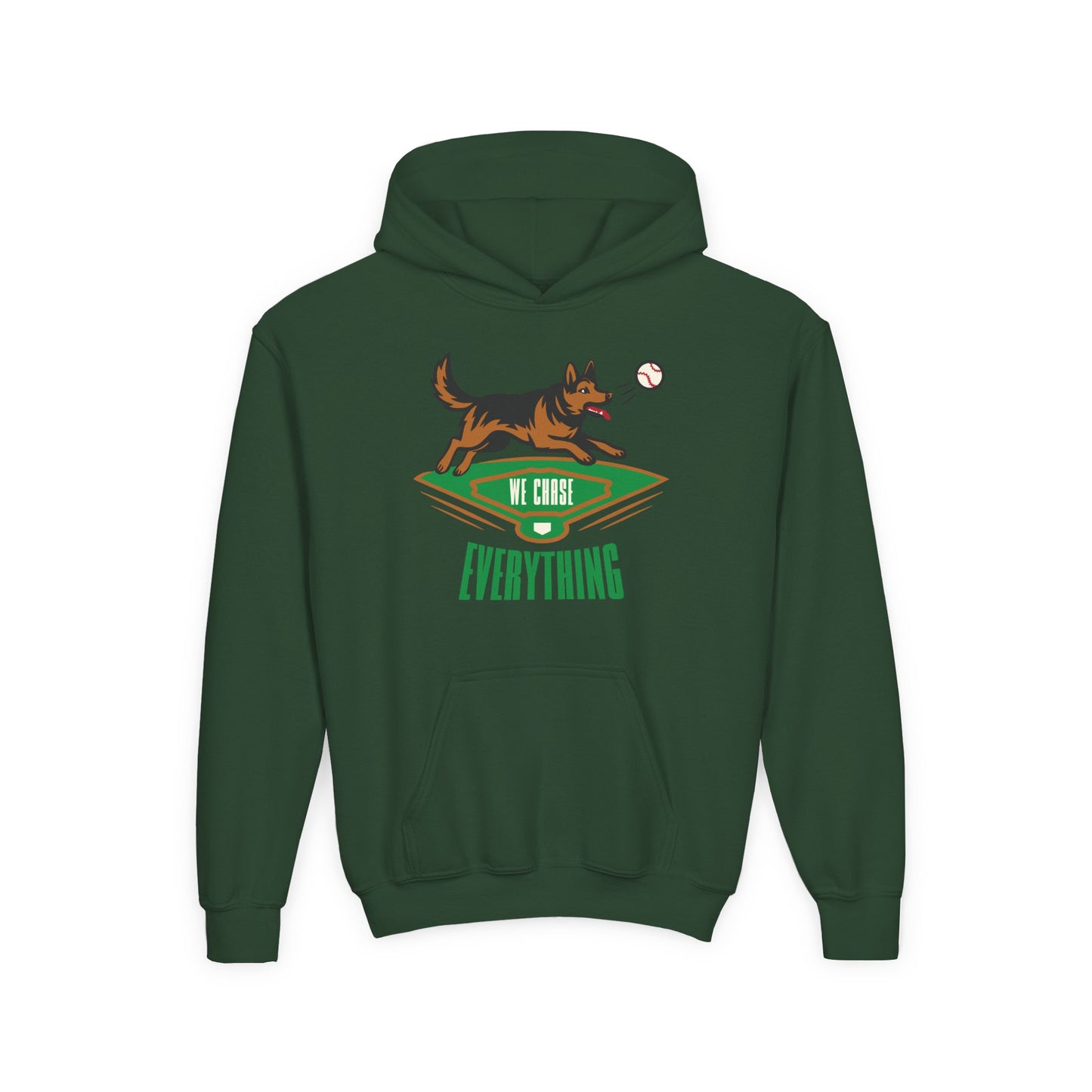WE CHASE EVERYTHING Youth Hoodie - BARK PARK Collection