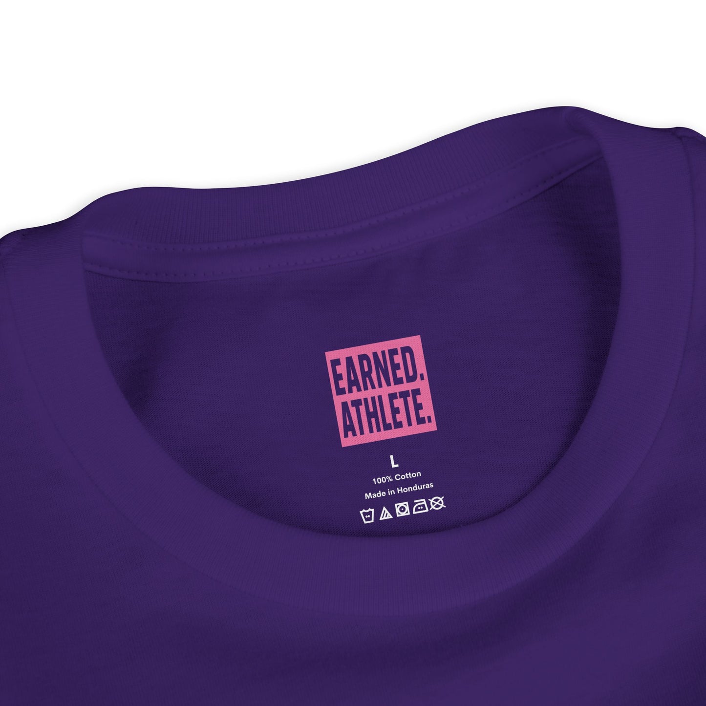 EARNED Logo Youth Tee (Hot Pink)
