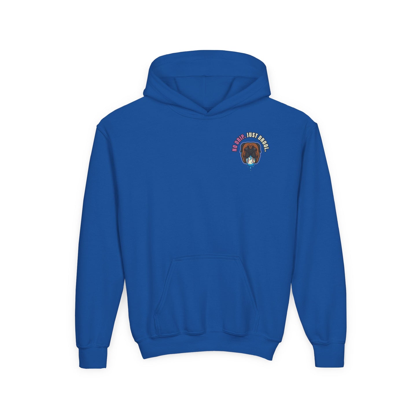 NO DRIP. JUST DROOL. Youth Hoodie - BARK PARK Collection