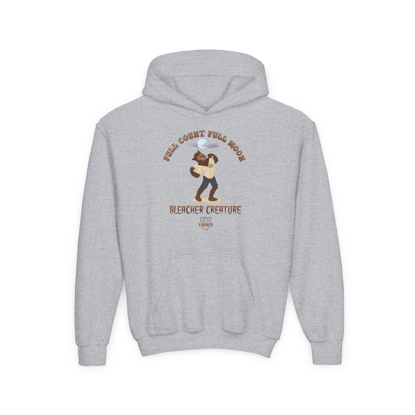 FULL COUNT FULL MOON Youth Hoodie - BLEACHER CREATURE Collection