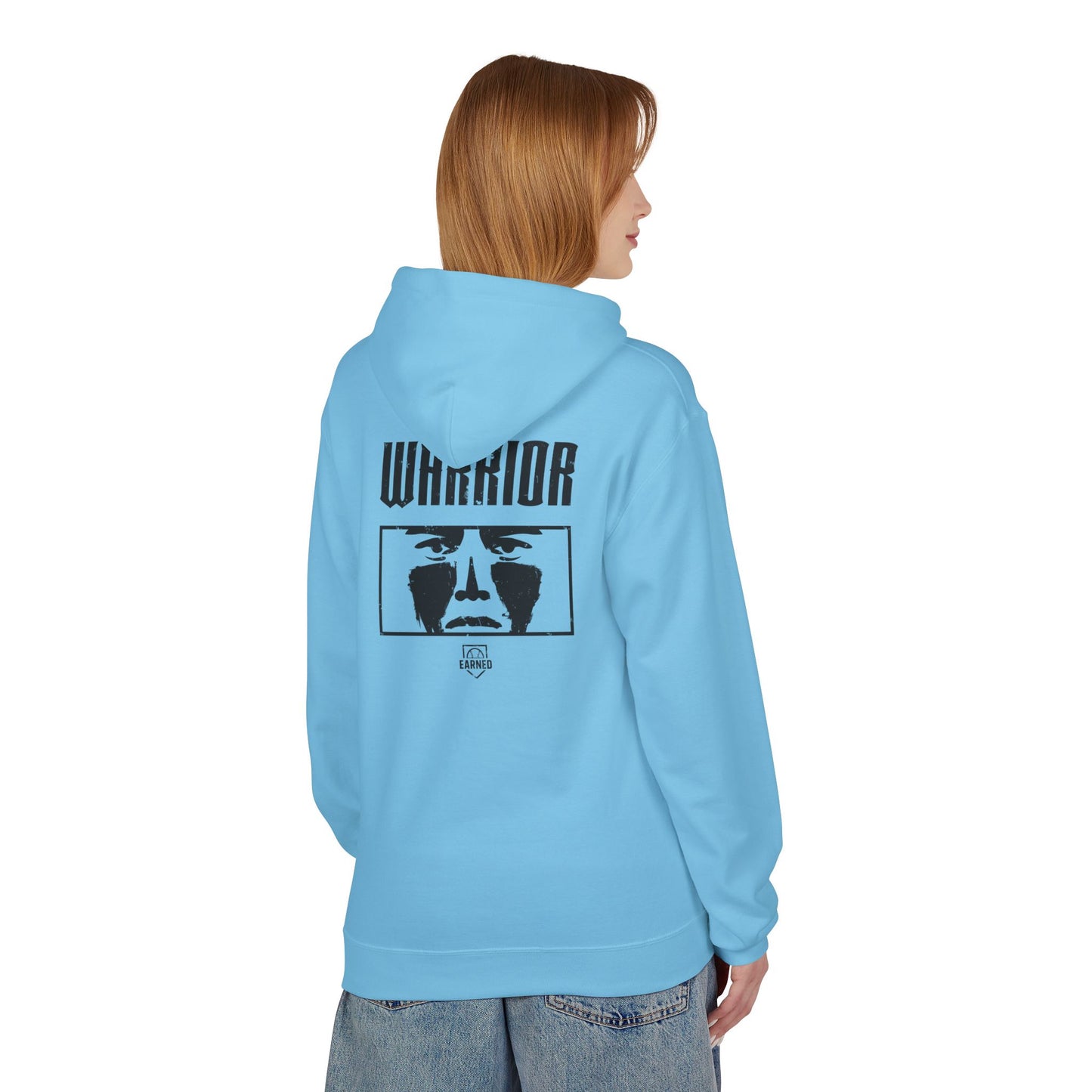 EYE BLACK NATION / WARRIOR Hoodie (Black Font)