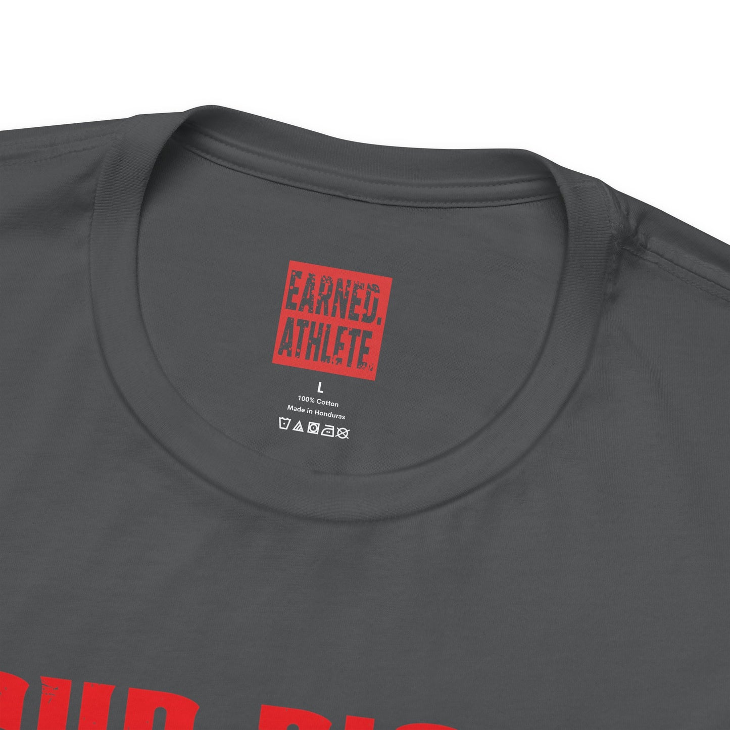 EYE BLACK NATION Adult Tee (Red Font)