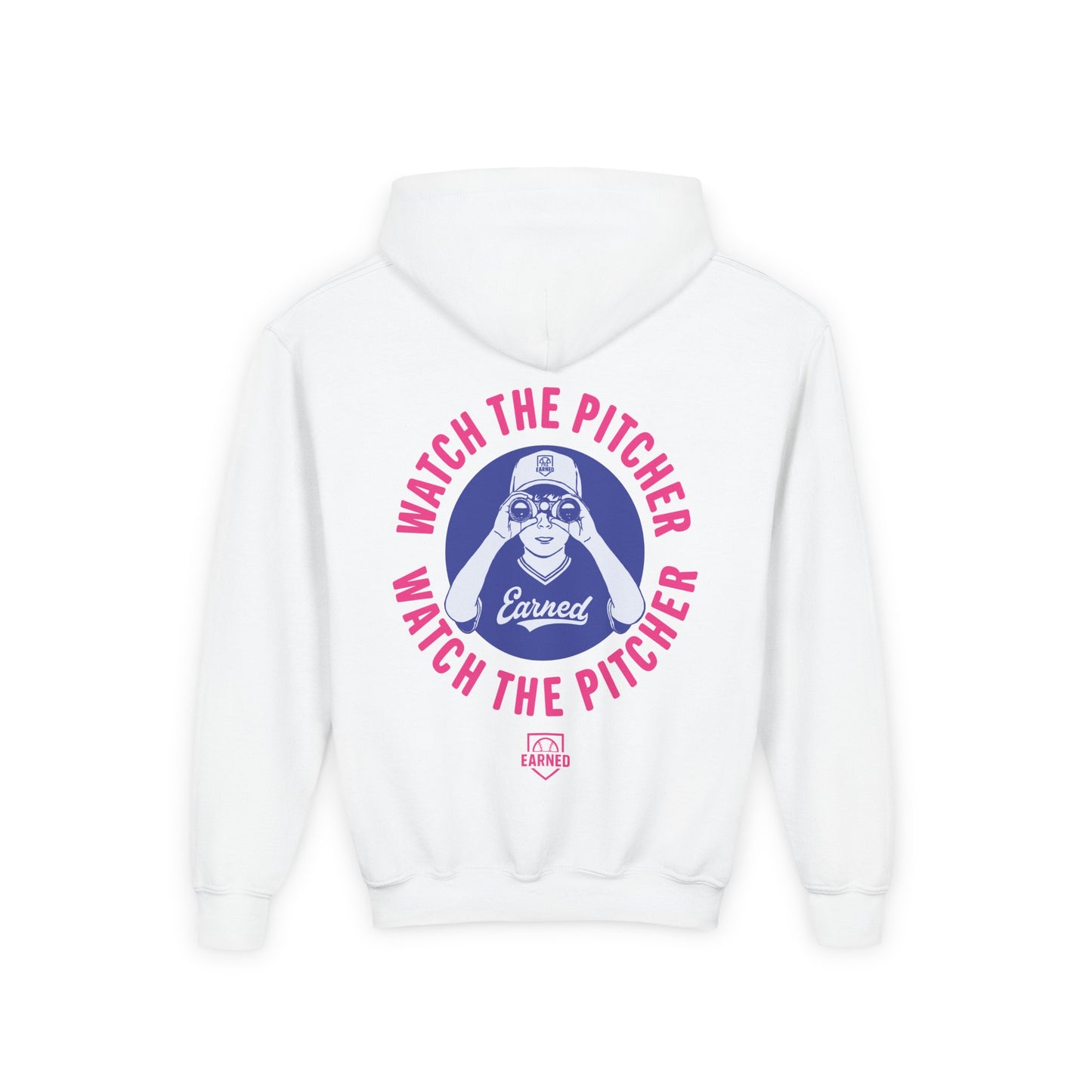 WATCH THE PITCHER Youth Hoodie - DUGOUT CHANT Collection