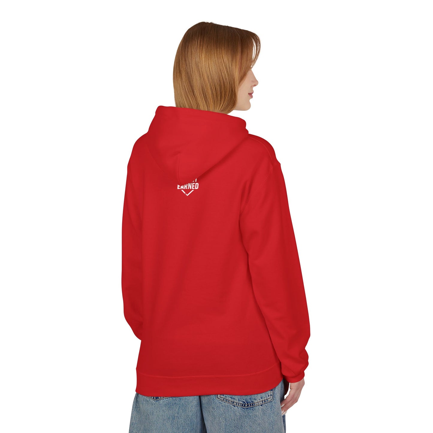 BASEBALL READY Adult Hoodie (White Font)